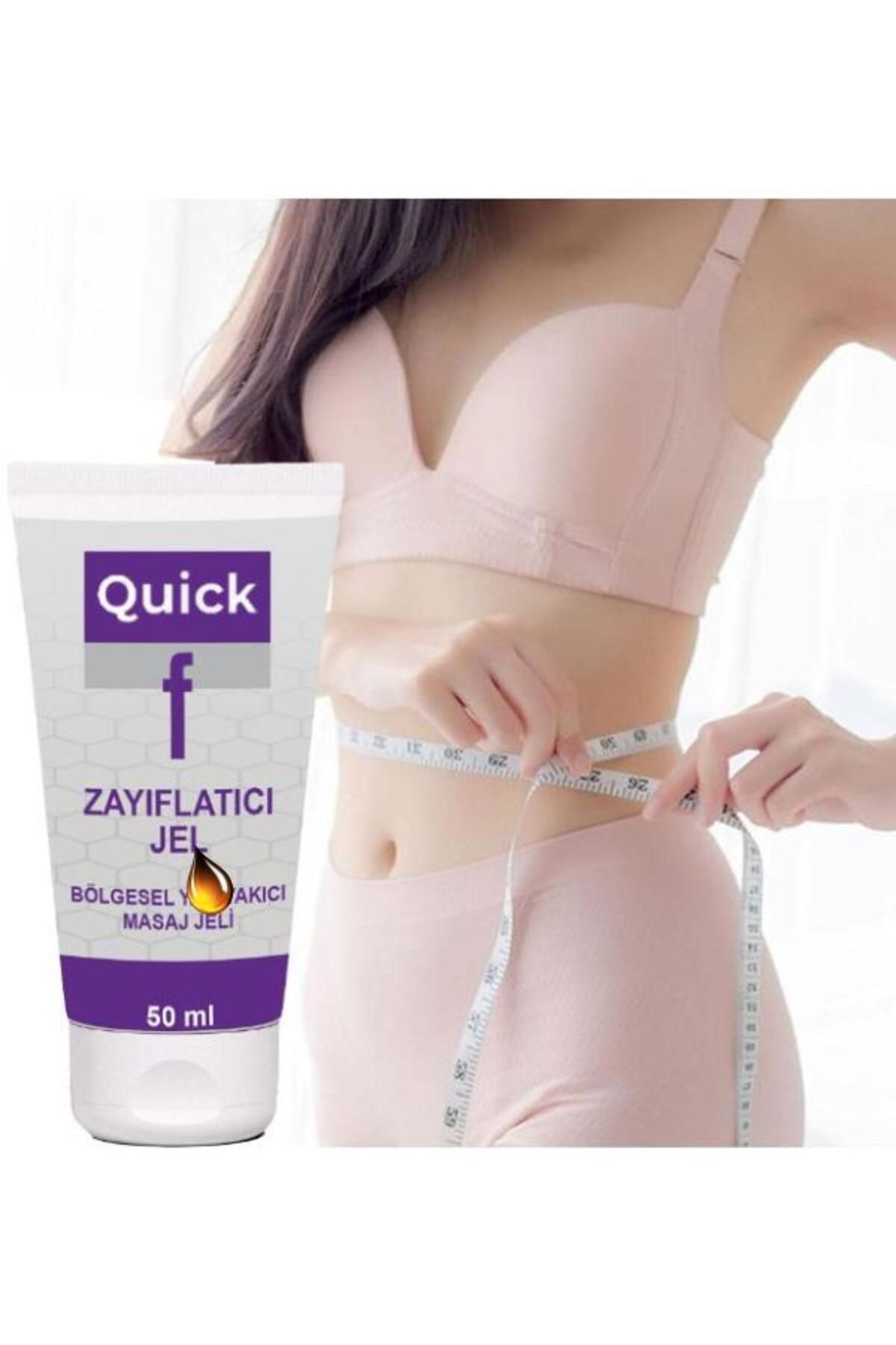 Gizey Store Quick Gel Bölgesel Ya.ğ Yakıcı ve Zayfılamacaya Bakım ve Masaj Kremi 50 ml