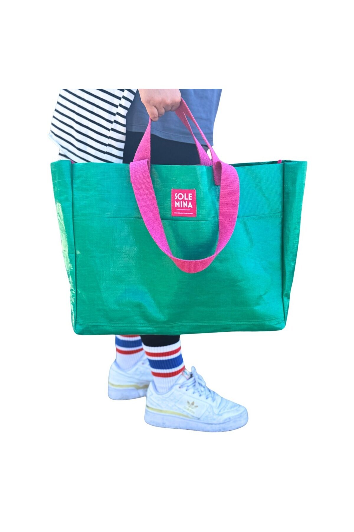 Solemina Pilsa-Tote-Omuz Çantası görsel 5