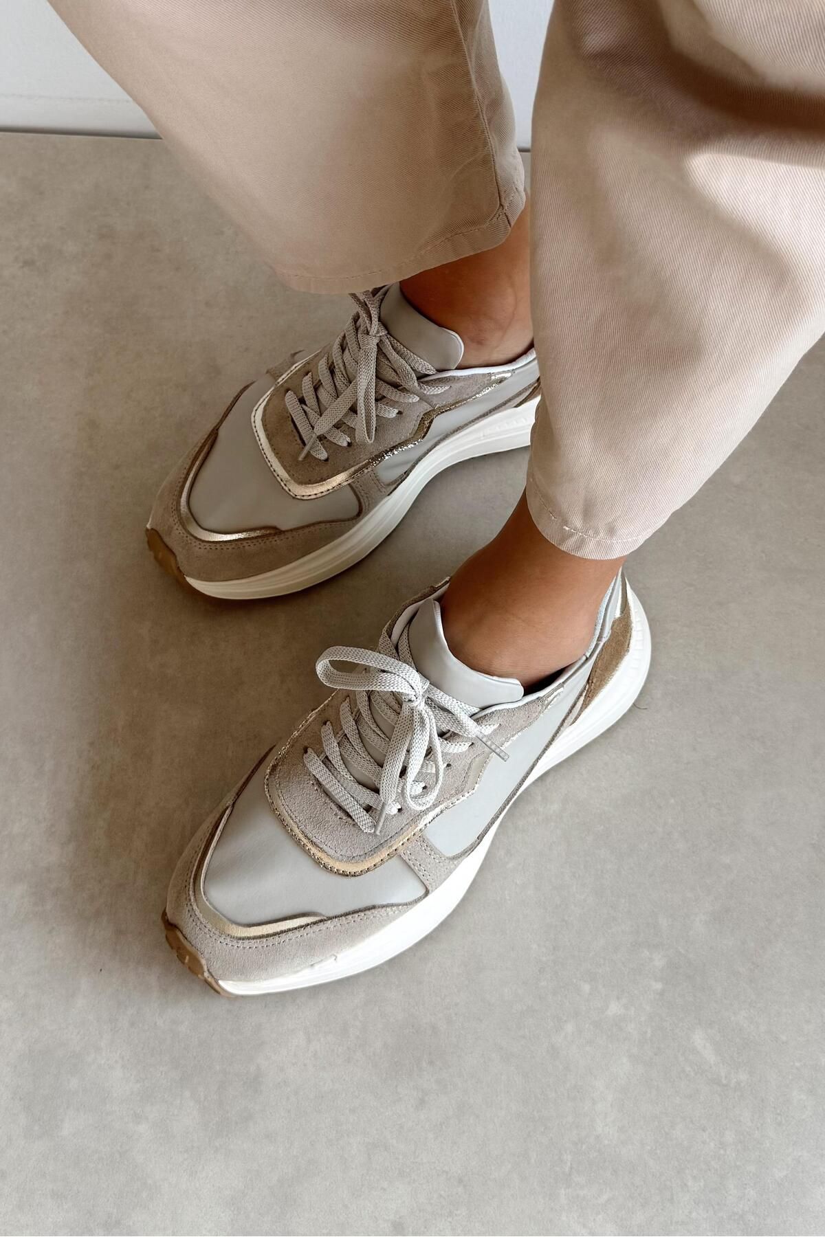 nope21shoess-Chello Beige Genuine Leather Sneaker 3