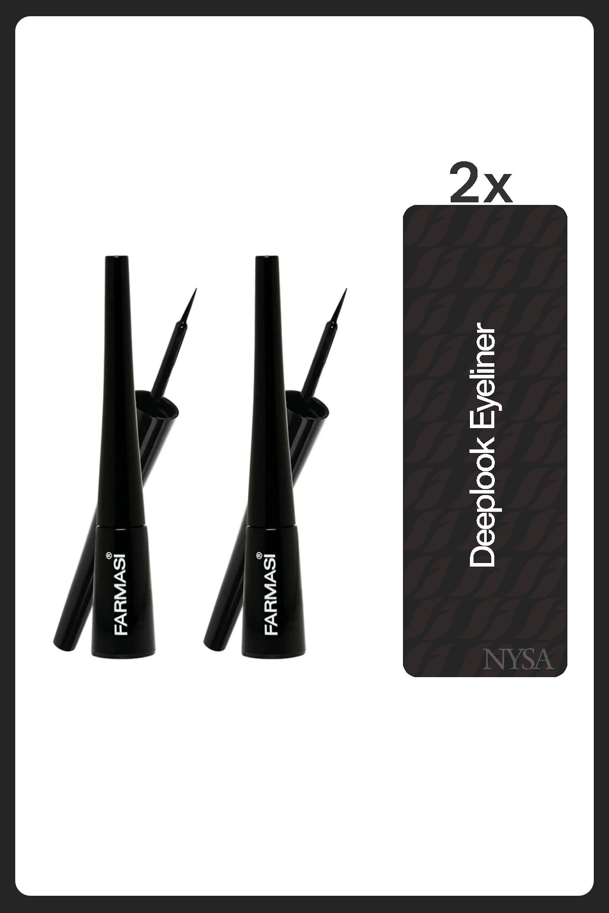 Farmasi Siyah Eyeliner - Deeplook 4.5 g - 2 Adet