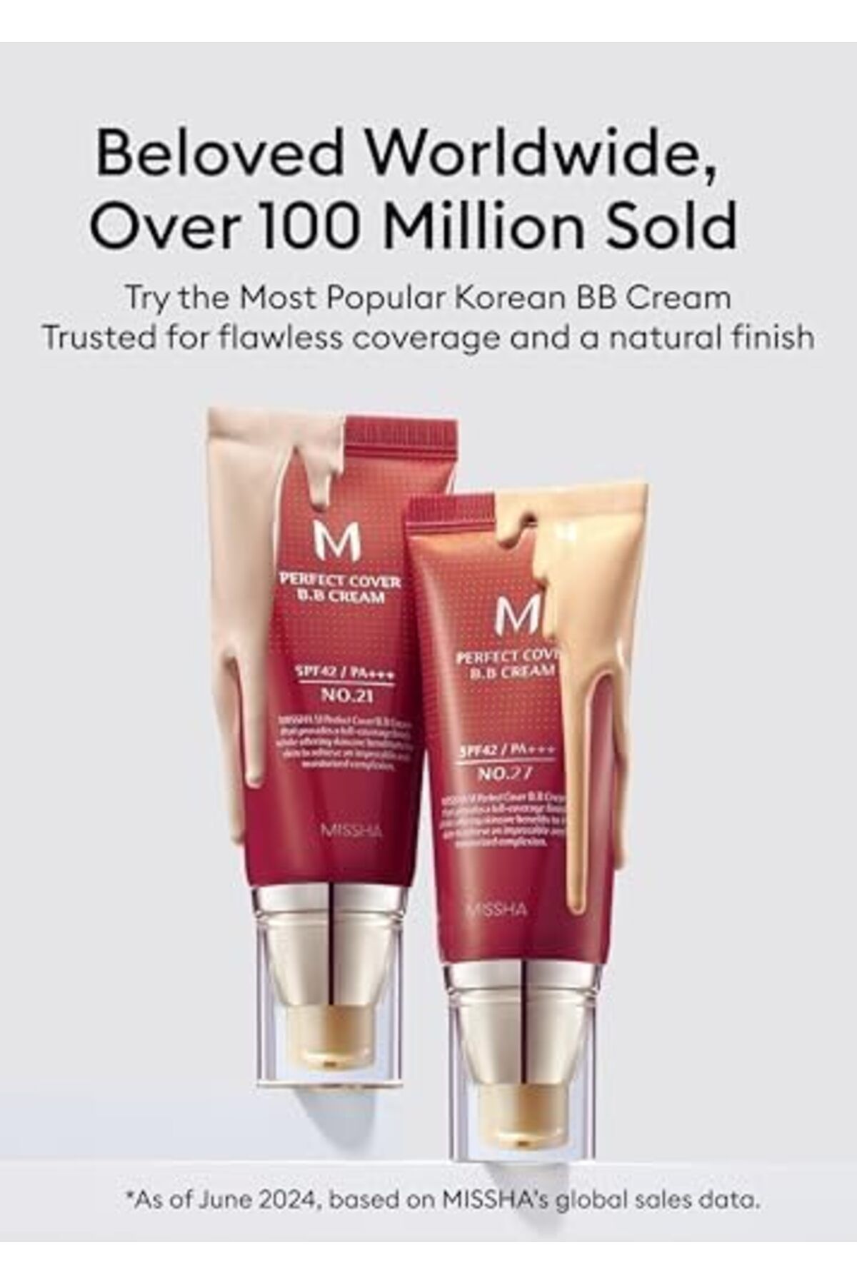 Missha-Missha M Perfect Cover Bb Cream #27 Spf 42 Pa+++ 50ml - Lightweight, Multi-Function, High Coverage M 6