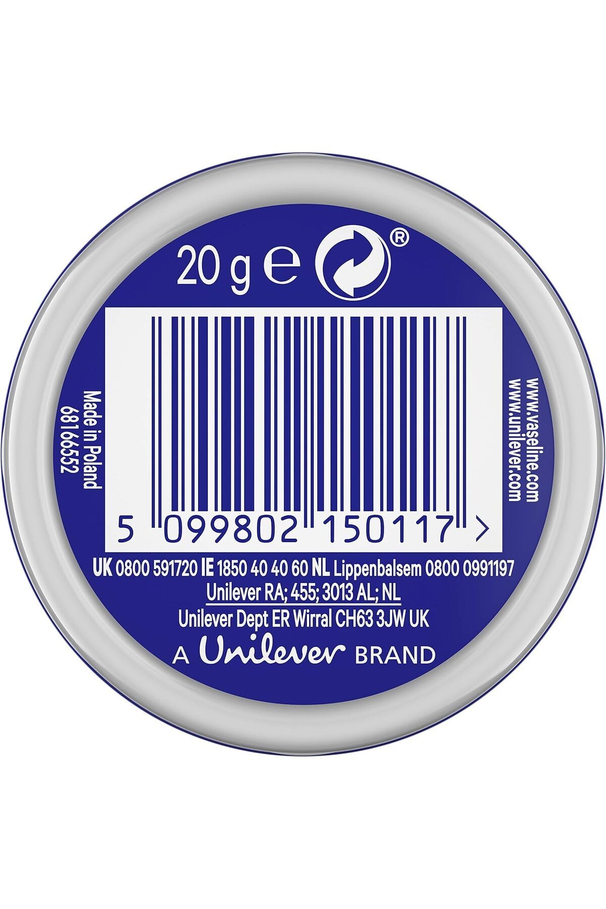 Vaseline-Lip Therapy Petroleum Jelly Original for Men - 0.7 oz Lip Balm 3
