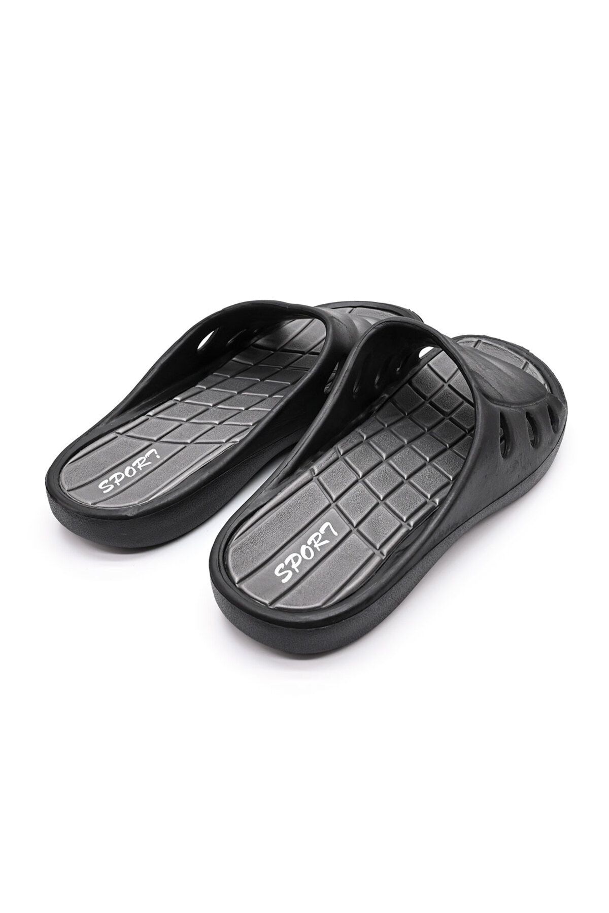 Tmall-Men's Slippers, Foam, Pb2012, Black 2