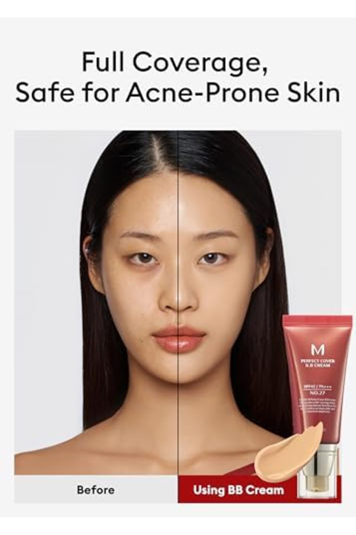 Missha-Missha M Perfect Cover Bb Cream #27 Spf 42 Pa+++ 50ml - Lightweight, Multi-Function, High Coverage M 8