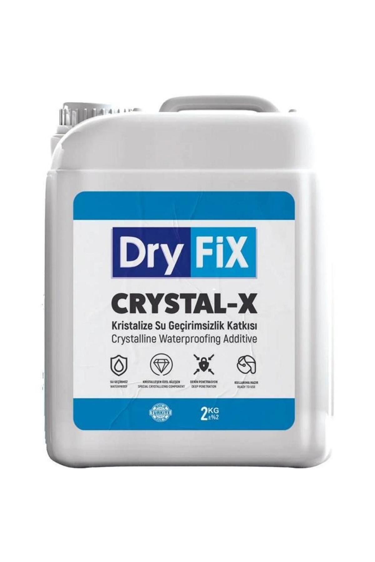 Dryfix Crystal-X Likit Kristalize Su Yalıtım Katkısı 30 Lt