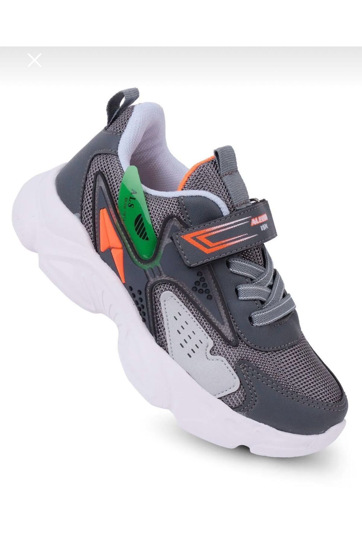 Alessio-Boy's Smoked Full Orthopedic Velcro Sports Shoes Sneaker 4