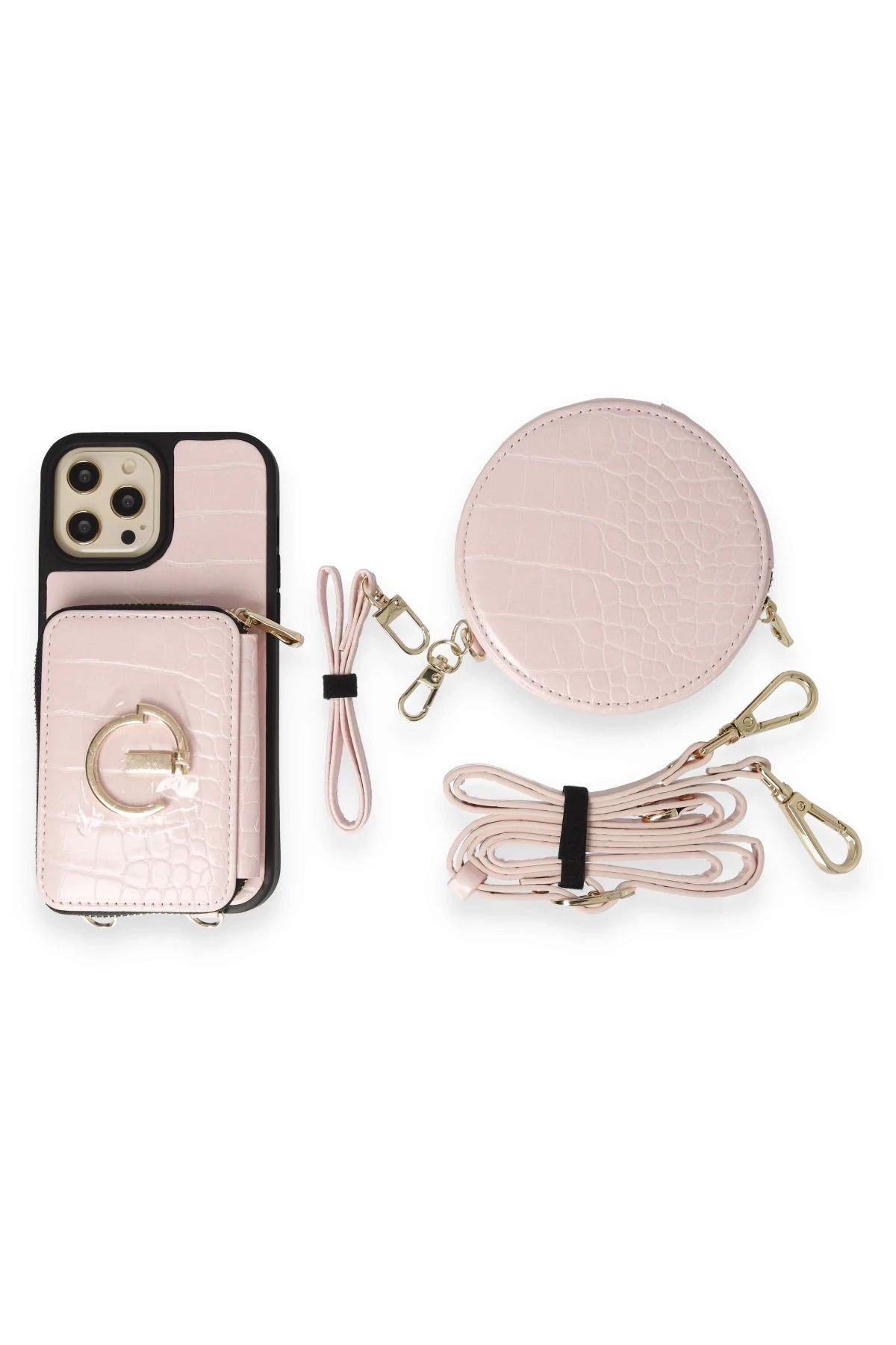 Joko iPhone 12 Pro Kılıf Ermes Kapak - Pembe NRMSA