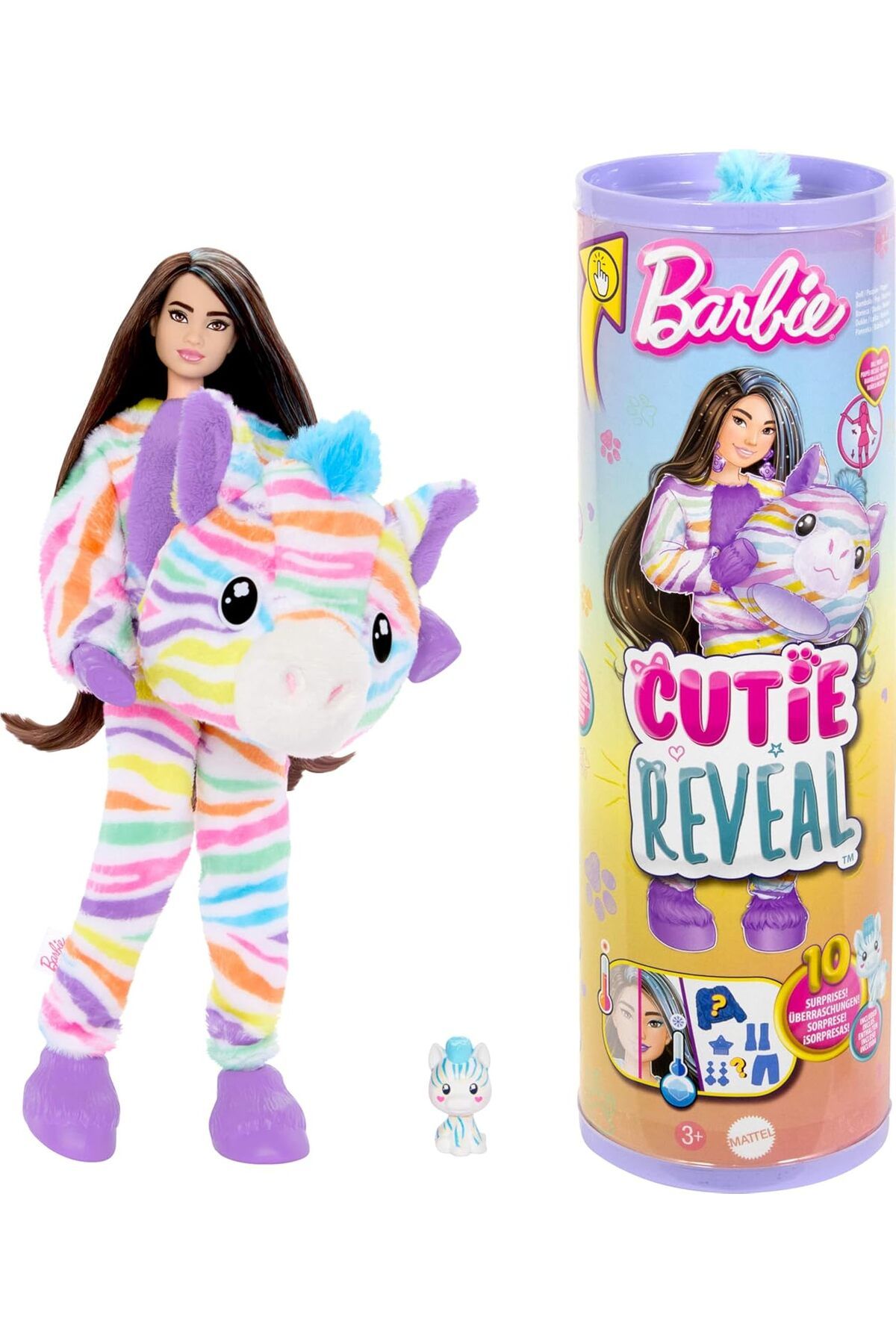 Mu Art Ahşap Mrt Hrk39, Cutie Reveal Color Dream Series - Zebra, Çok Renkli Art 871301