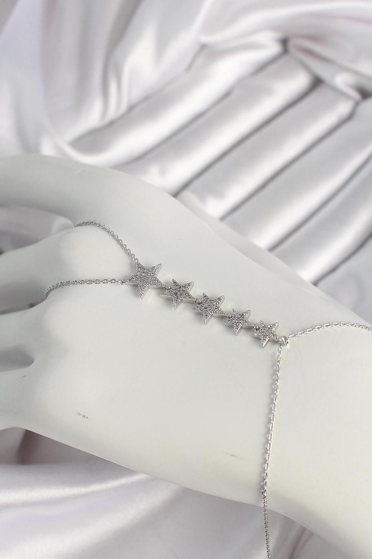 MODA Zirkon Taşlı Yıldız Model Kadın Şahmeran