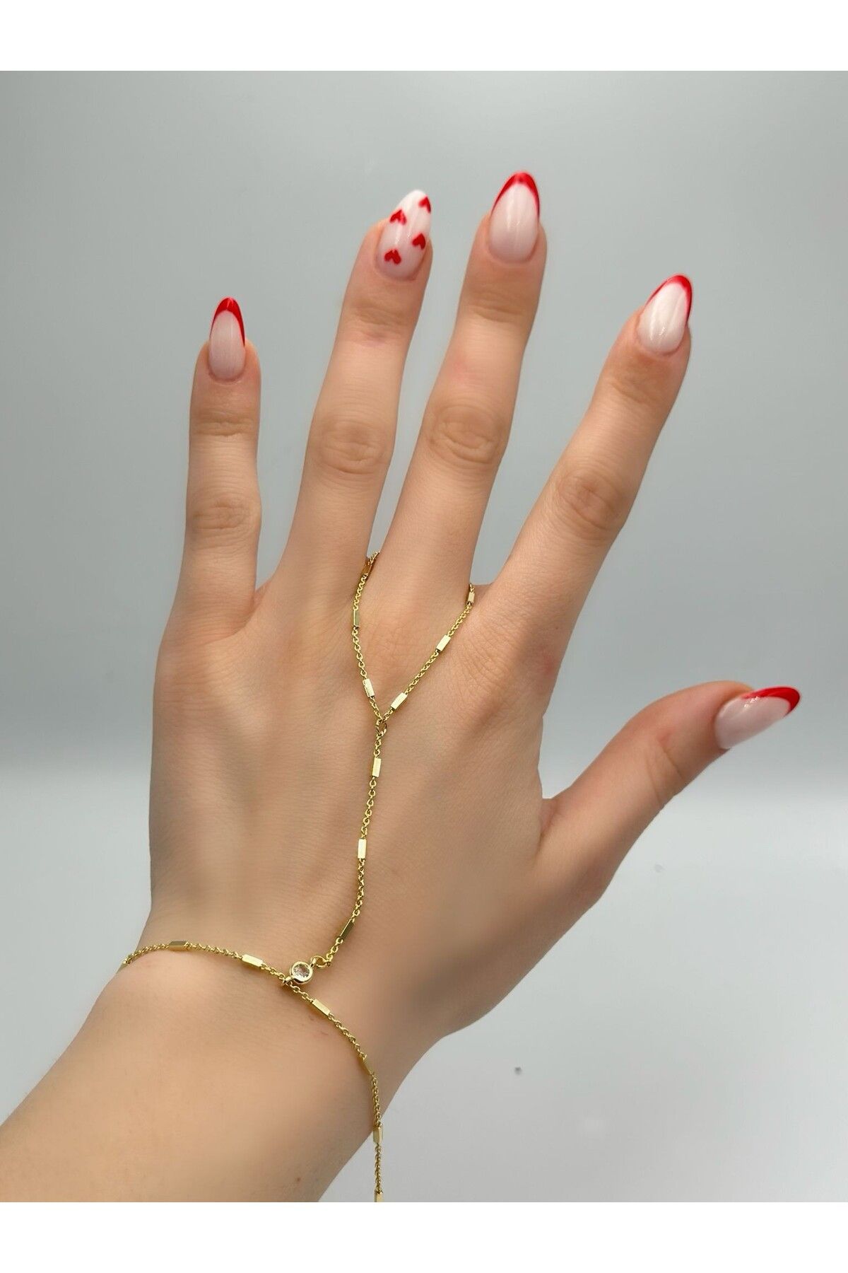 MyladyAccessoriess Tek Taş Ve Küp Detay Çelik Şahmeran