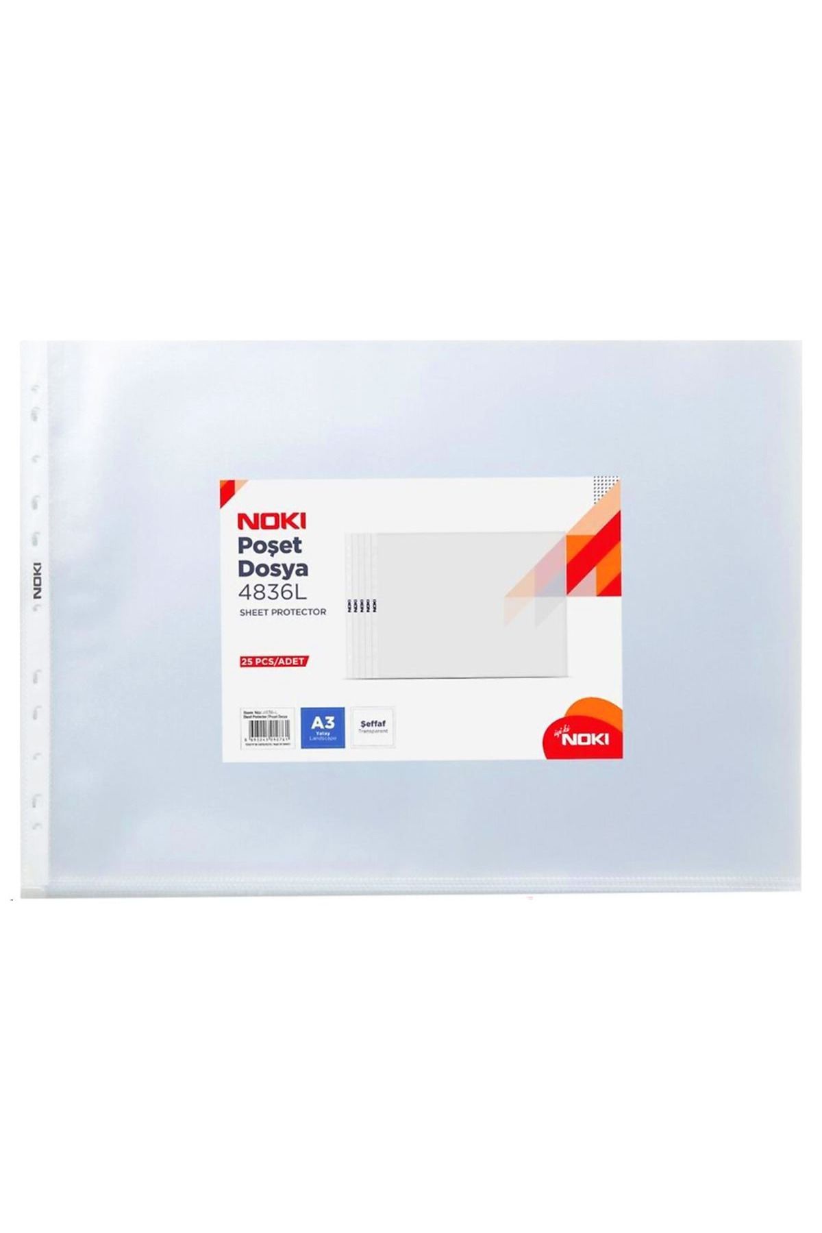 Noki-Bag File A3 Horizontal Pack of 25 1