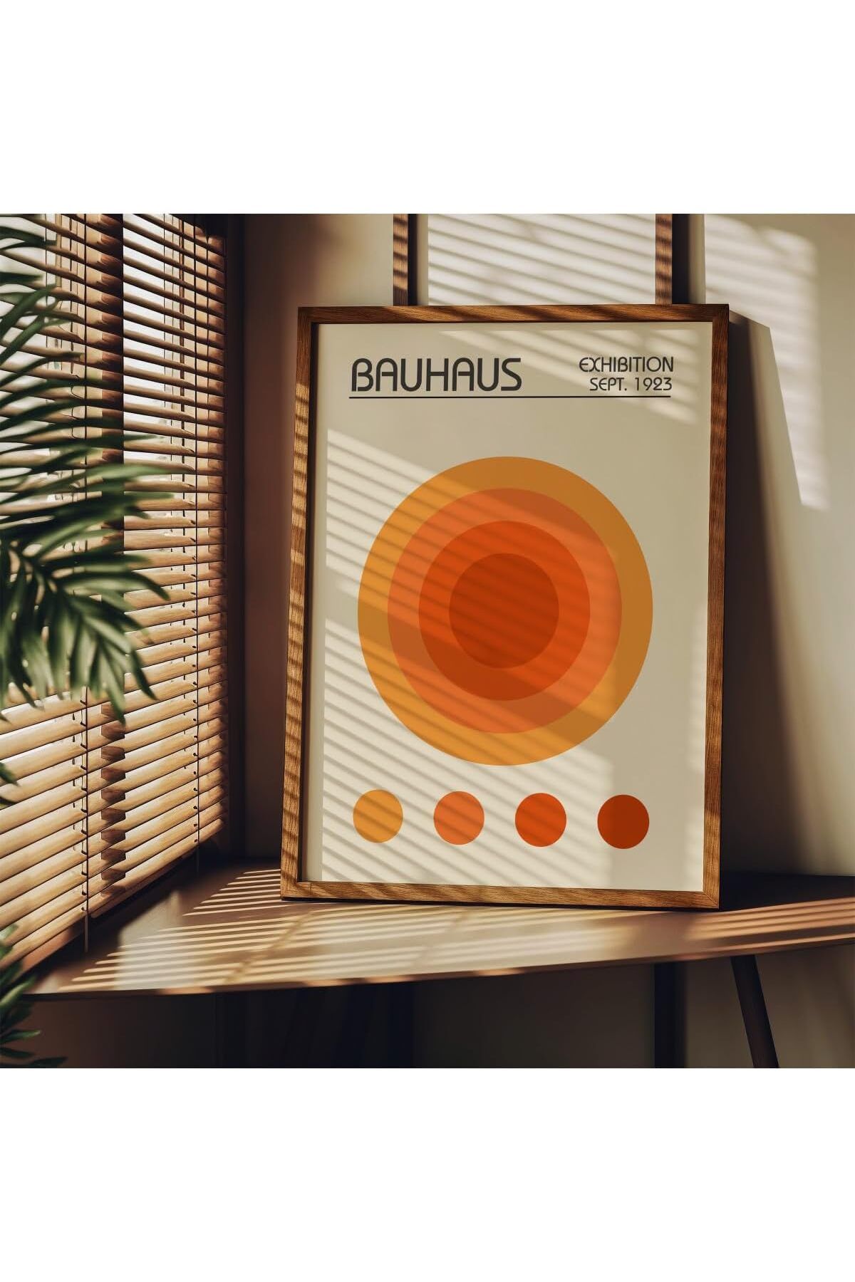 STOREMAX OZN Tanıtım Bauhaus Çerçevesiz Poster, Modern Dekoratif Çerçevesiz Poster, Tablo, Bauhaus-12,