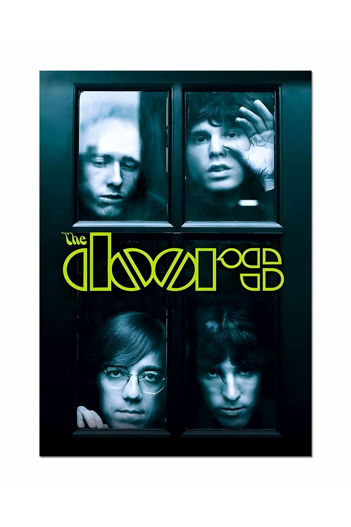 Ayabak Metal Poster The Doors - Dikey Dekoratif Metal Poster - Hediyelik Metal Poster