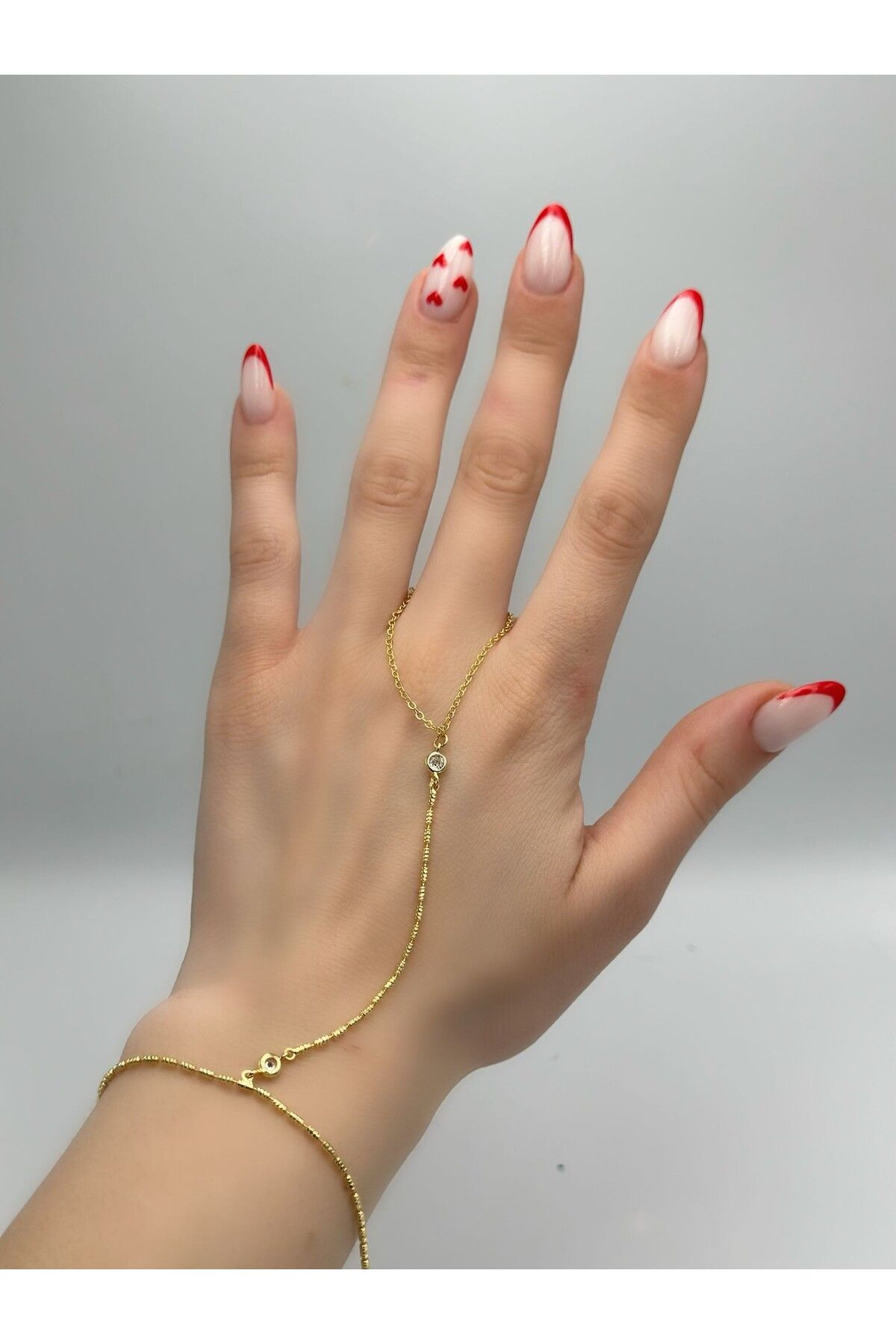 MyladyAccessoriess Tek Taş Detay İnce Sade Şahmeran (Çelik)