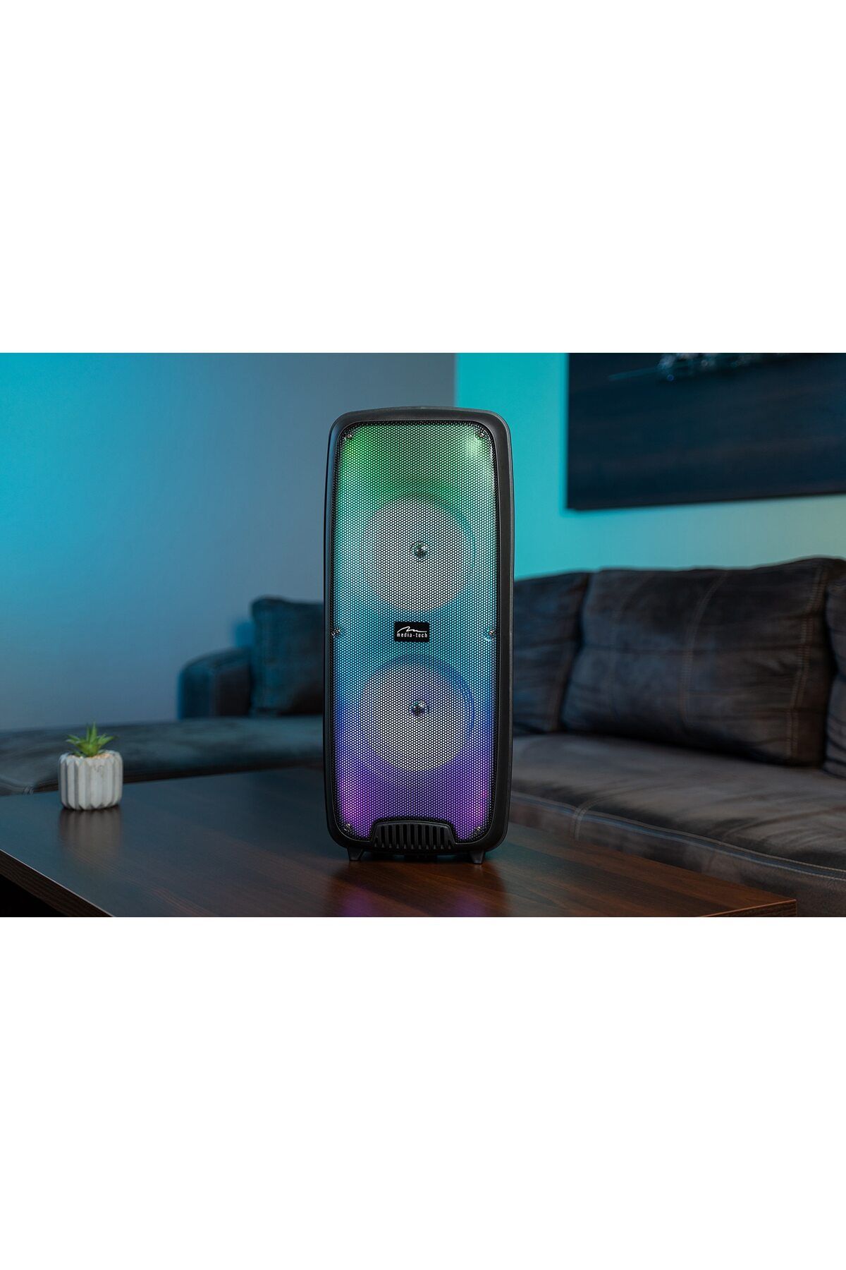 Mediatech-Boxa Portabila Wireless Media-Tech FLAMEZILLA MT3178 Radio FM MP3 Player 20W RMS Negru, MT3178 6