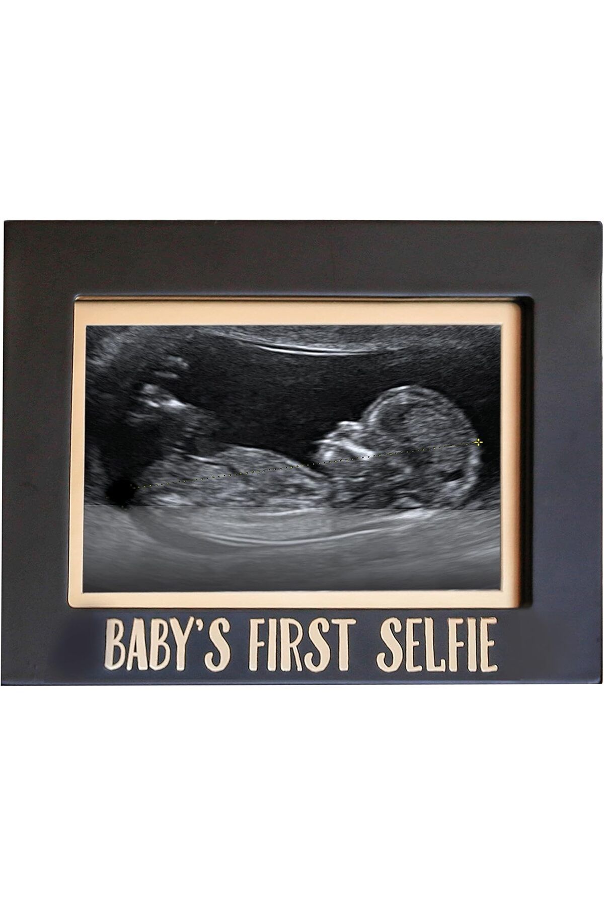 Mu Art Ahşap Mrt Bebeğin İlk Selfie Sonogram Resim Çerçevesi, Cinsiyetsiz Bebek Hatırası Fotoğraf Çerçev