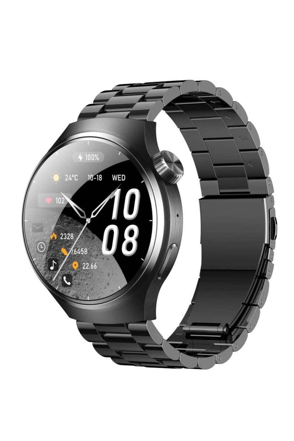 KALOBEE-Smart watch 3 pairs Strap with Bluetooth calling function (answer/make calls), fitness tracking 3