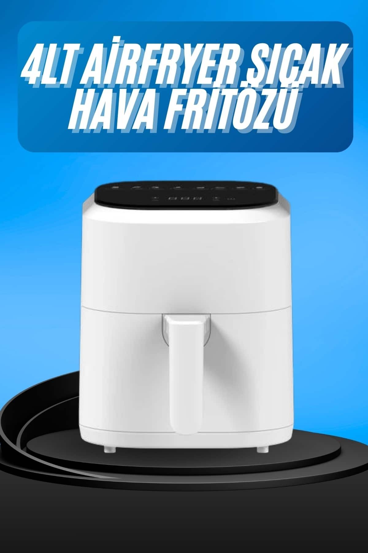 ASTRALTECH Hava Fritözü 4L Airfryer Pratik Uzun Ömürlü Yağsız Pişirme Taşınabilir