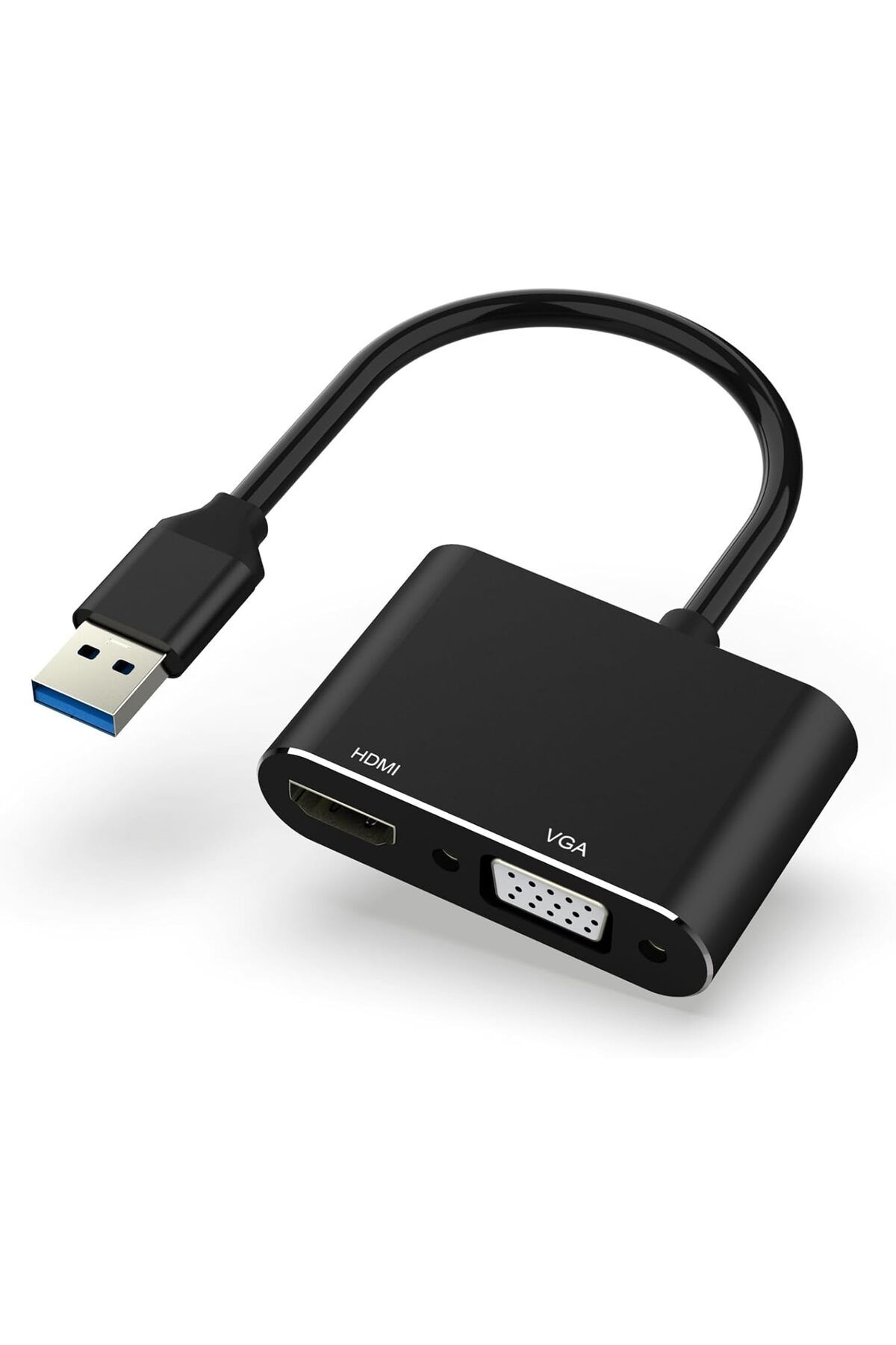 STOREMAX USB - HDMI VGA Adaptörü, 1080P USB 3.0/2.0 - HDMI VGA Dönüştürücü, USB Erkek