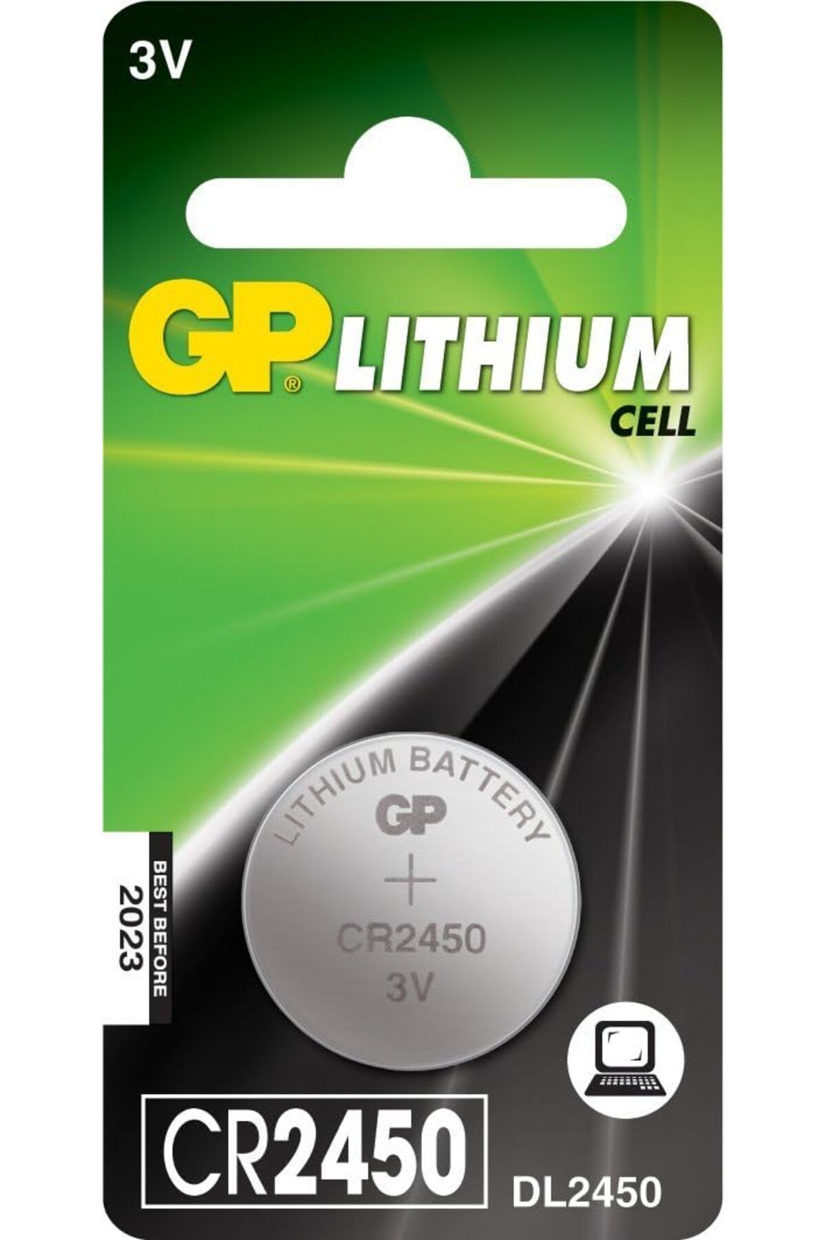STOREMAX Ezg Batteries Cr2450 2450 Boy Lityum Düğme Pil, 3 Volt, 5'Li Kart Ezsnshop 1065757