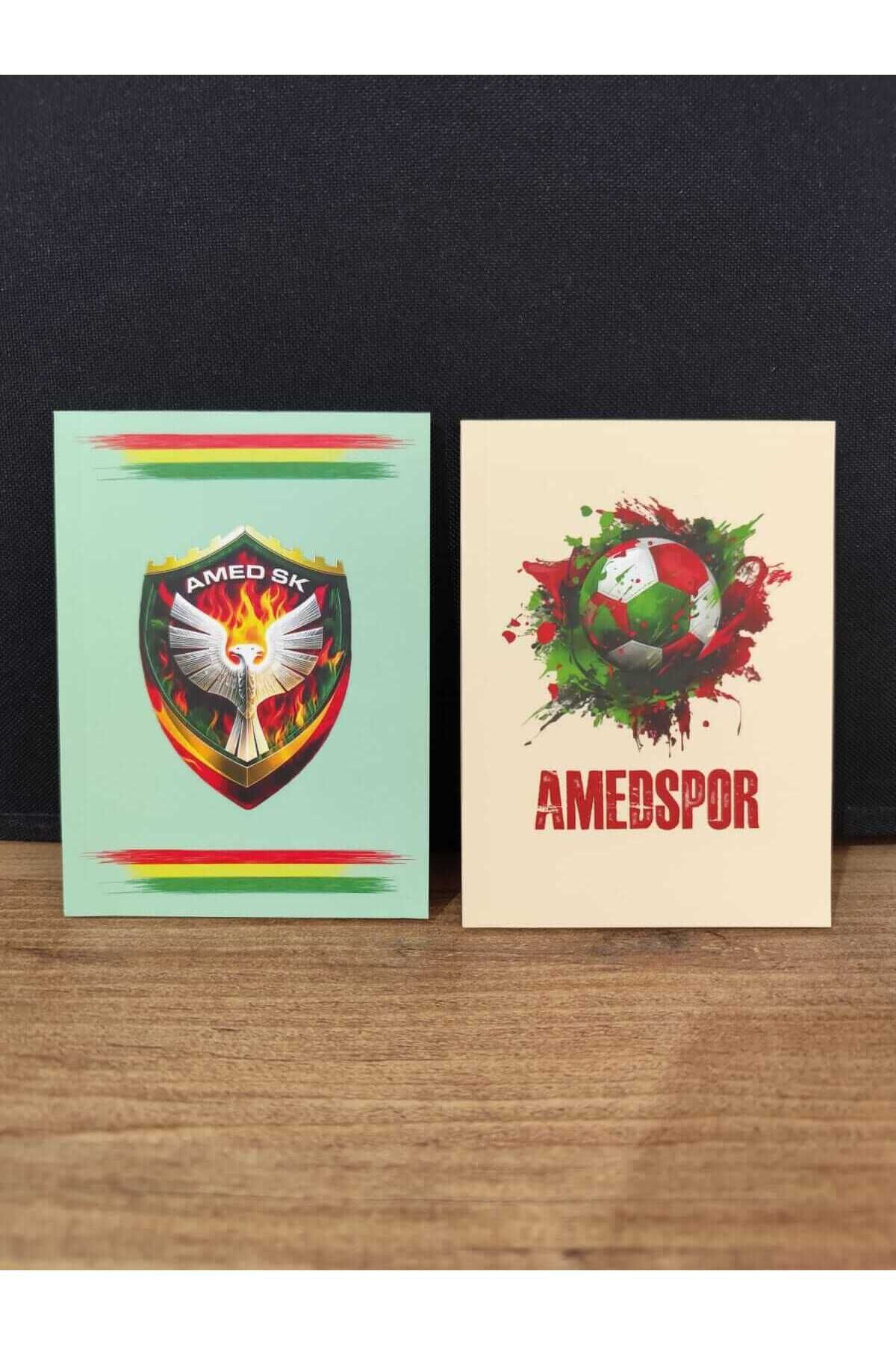 ZERYA-Amedspor Designed Notepad - Amed Spor Unlined Notepad (2 Notebooks) 1