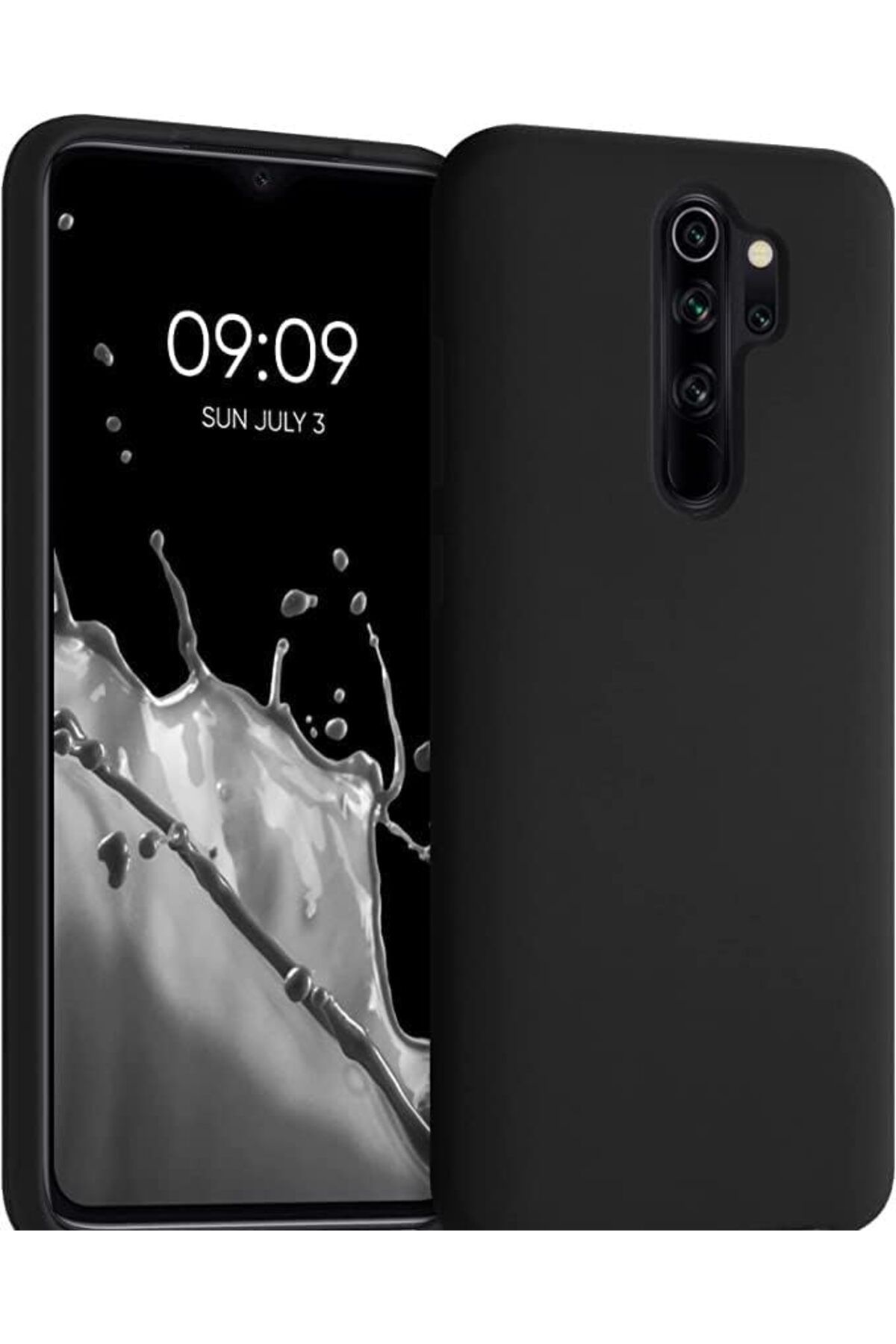 STOREMAX SRT Trend Xiaomi Redmi Note 8 Pro içi Kadife Lansman Silikon Kılıf Şok Emici Full Kasa Koruma Sa