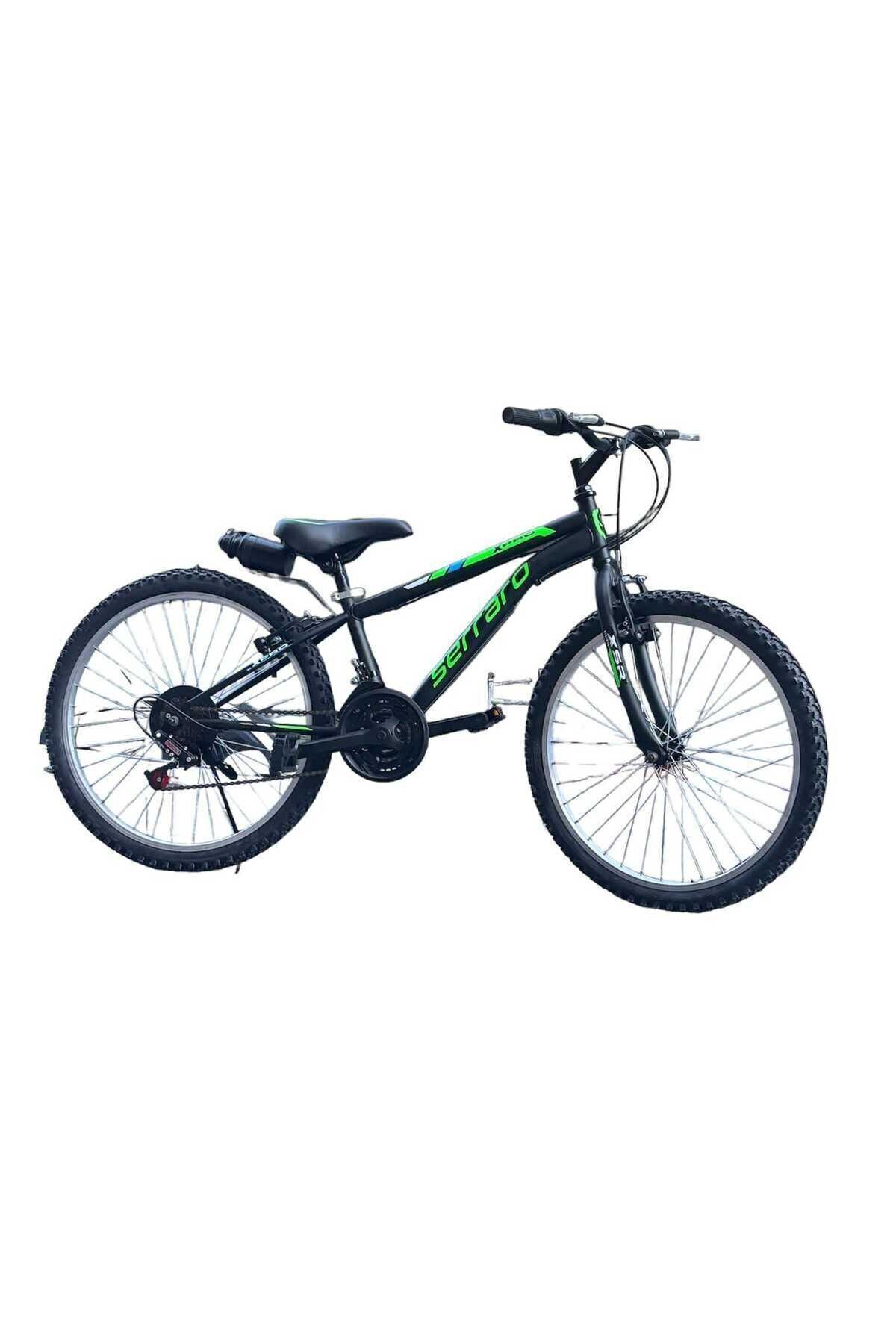 Serraro 24 Jant Bisiklet Siyah -yeşil 2024