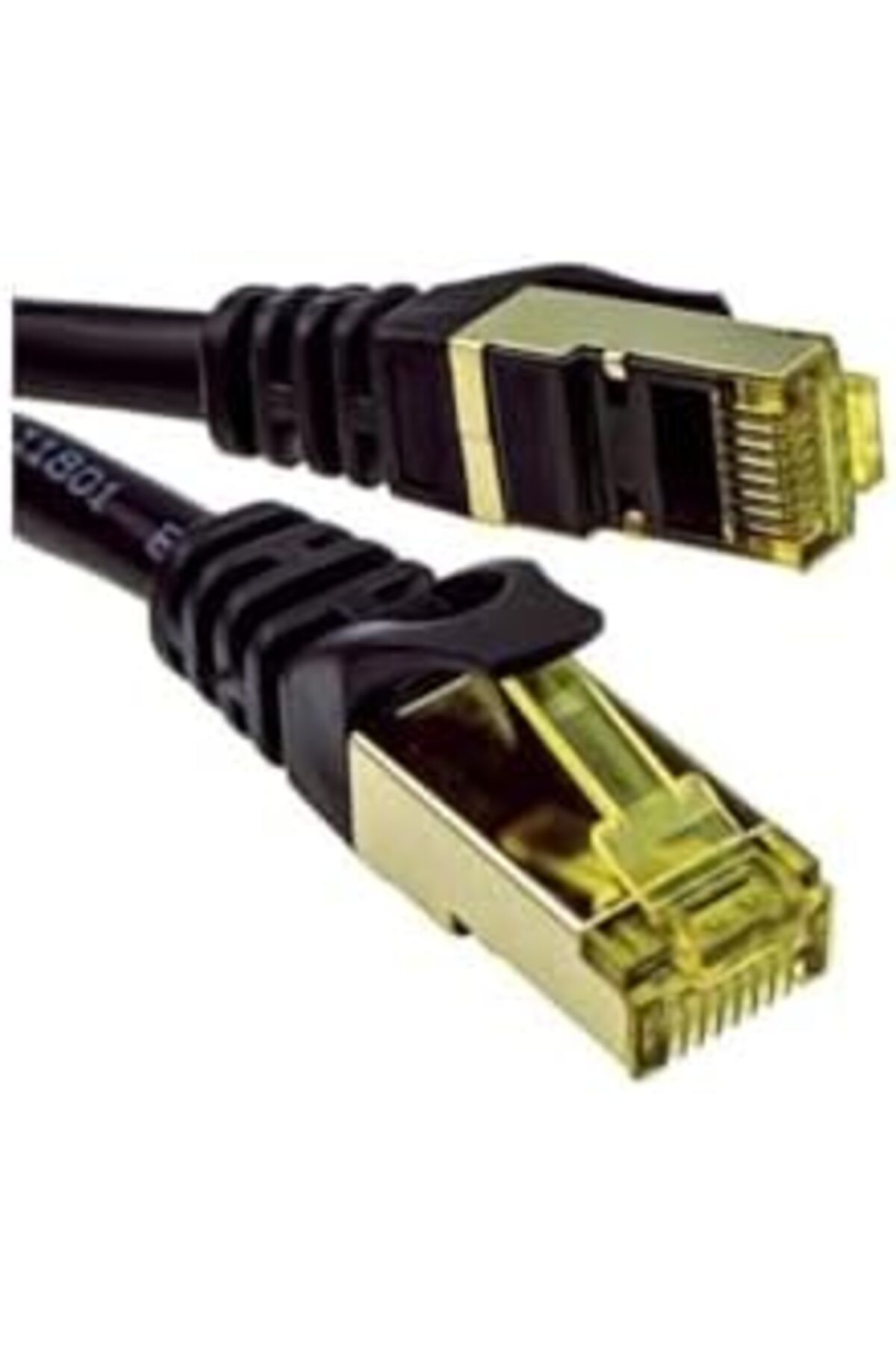 Mu Art Ahşap Mrt Narita 20 Metre 10Gbps Network Kablosu Cat 7 Siyah Renk Ağ Kablosu 20 Metre Ethernet Kablo (20