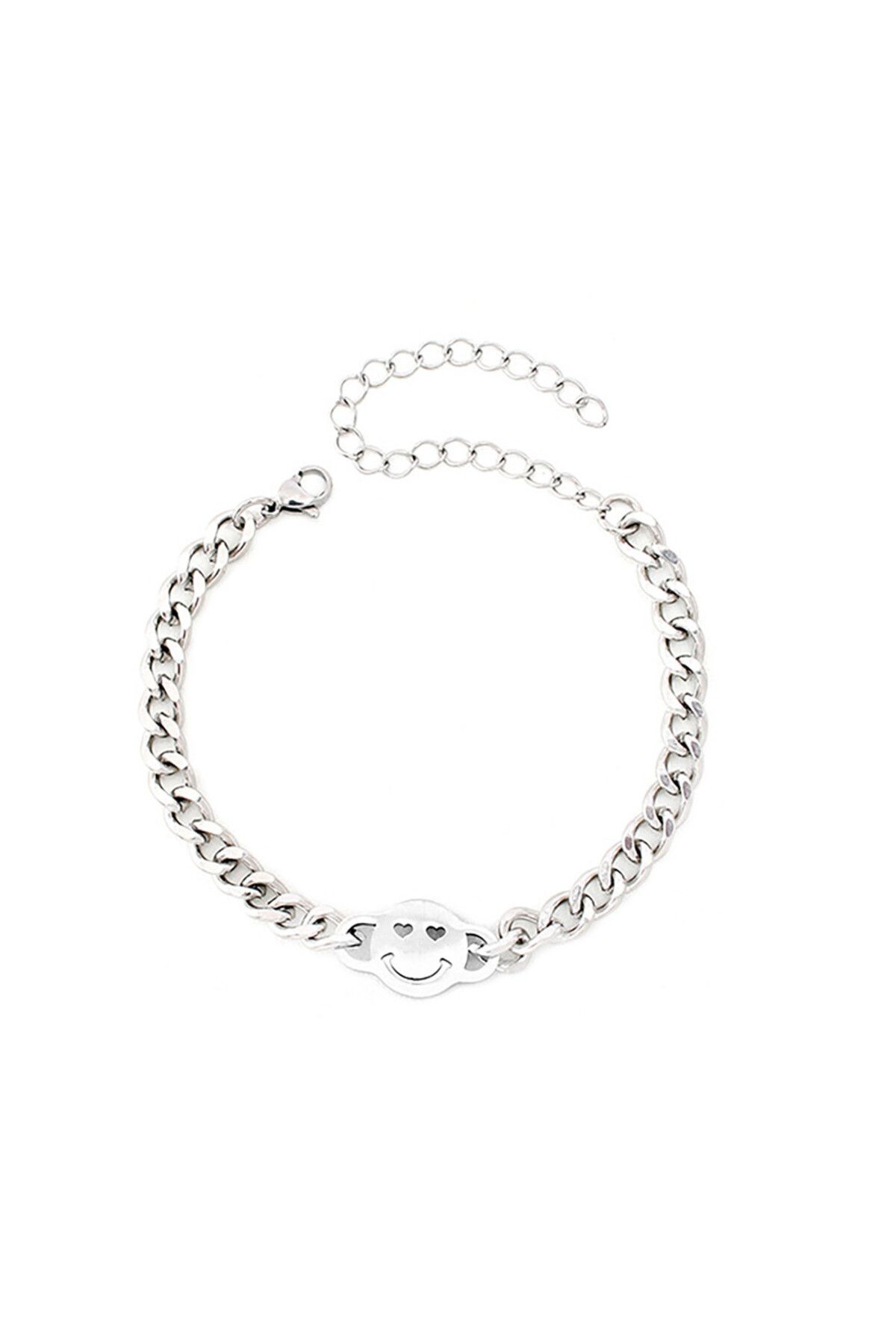 SIC MODA Bratara Smiley Face Titan 4211 Sic Moda Unisex - 17 cm