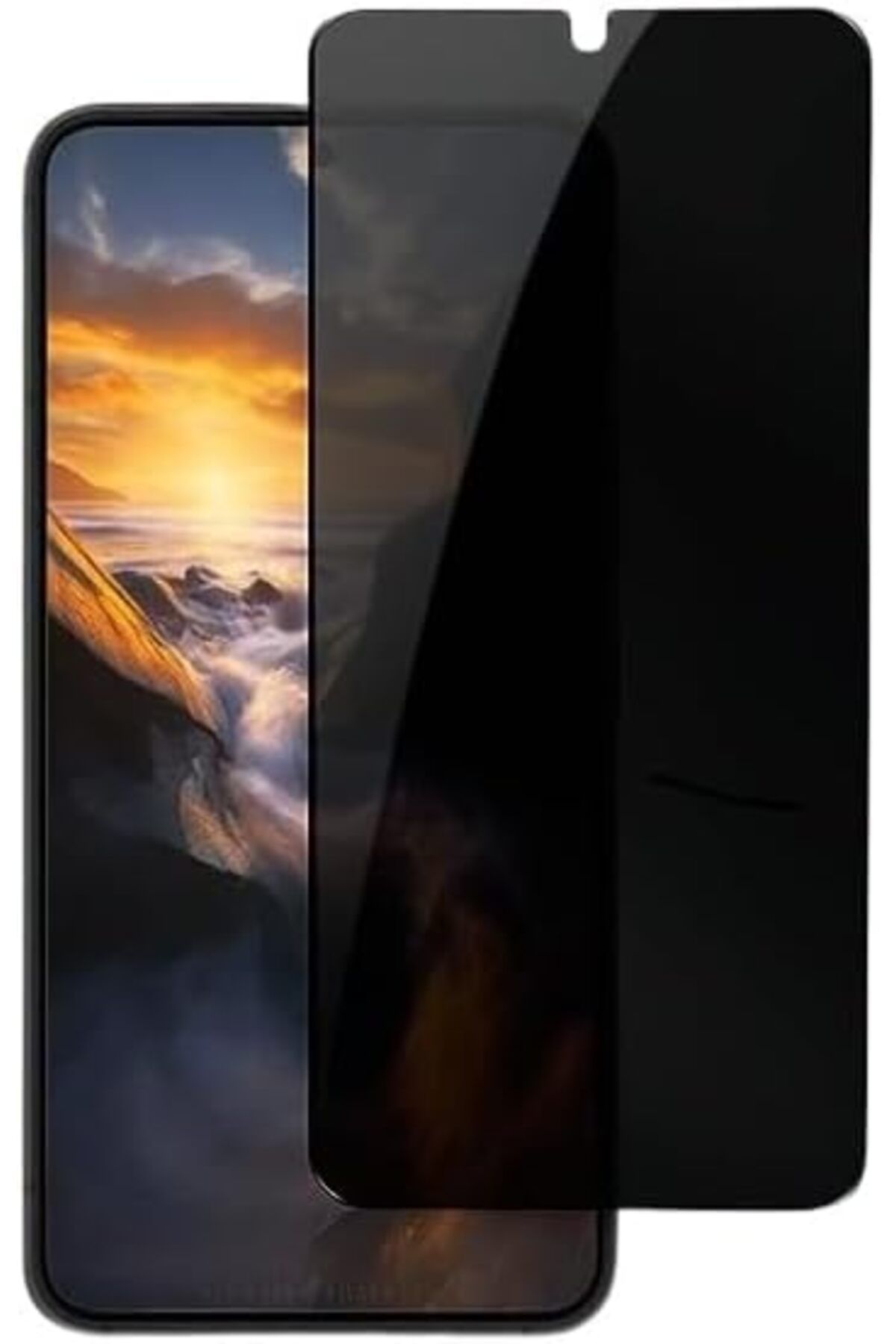 STOREMAX OZN es Galaxy A34 Gizli Hayalet Ekran Koruyucu, Yandan GÖrünmeyen Full Ekran Koruyucu Cam, Tam Gi