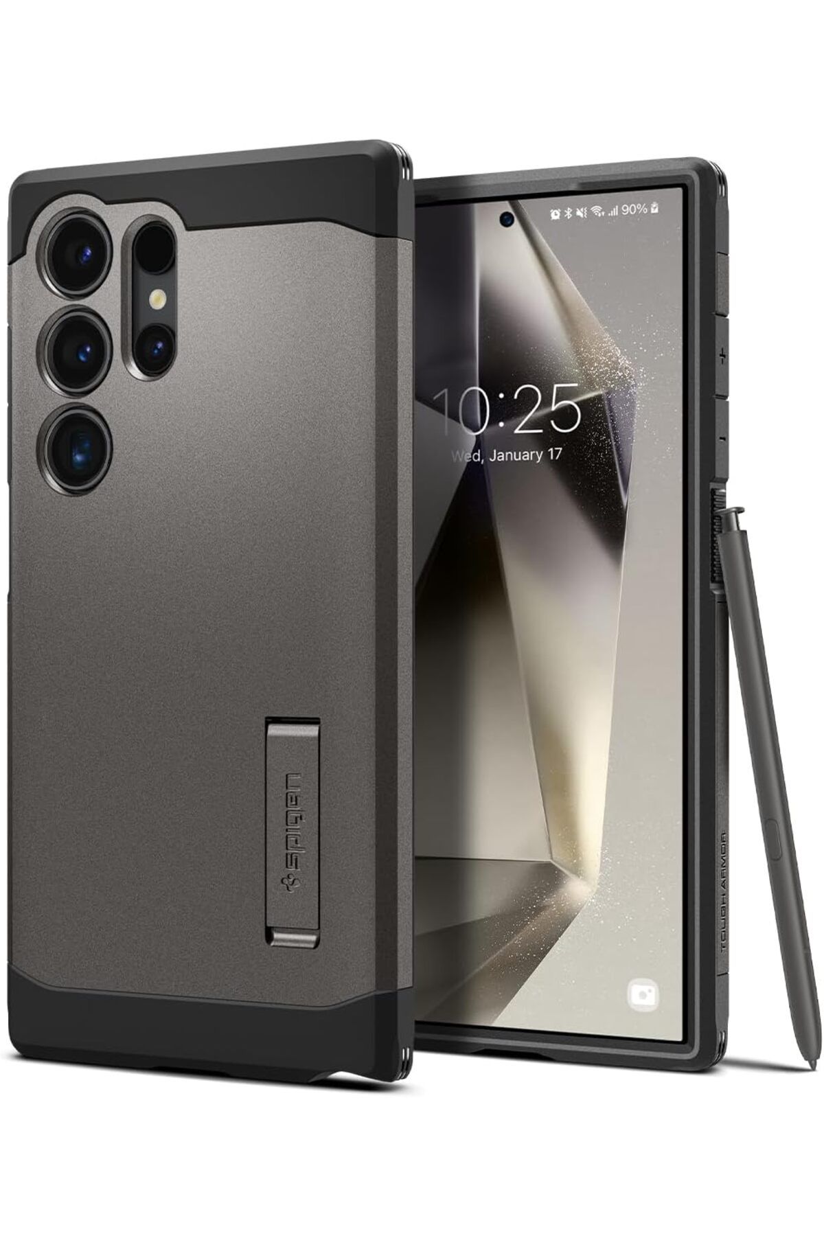 STOREMAX ELZ Galaxy S24 Ultra Kılıf Tough Armor Gunmetal - ACS07301 FRNTR 1127478