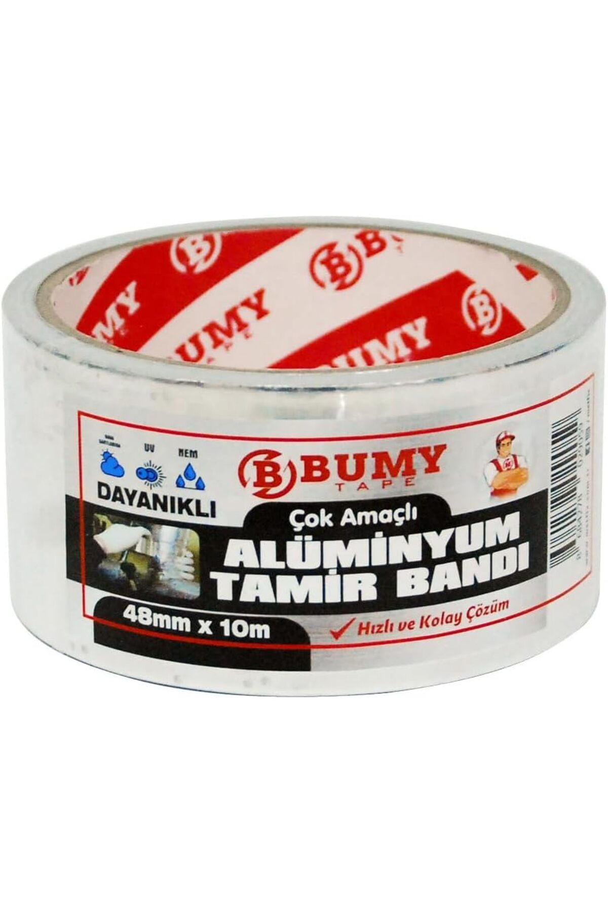 Mu Art Ahşap Mrt ALÜMİNYUM TAMİR BANDI - 48 MM X 10 MT Art 871301