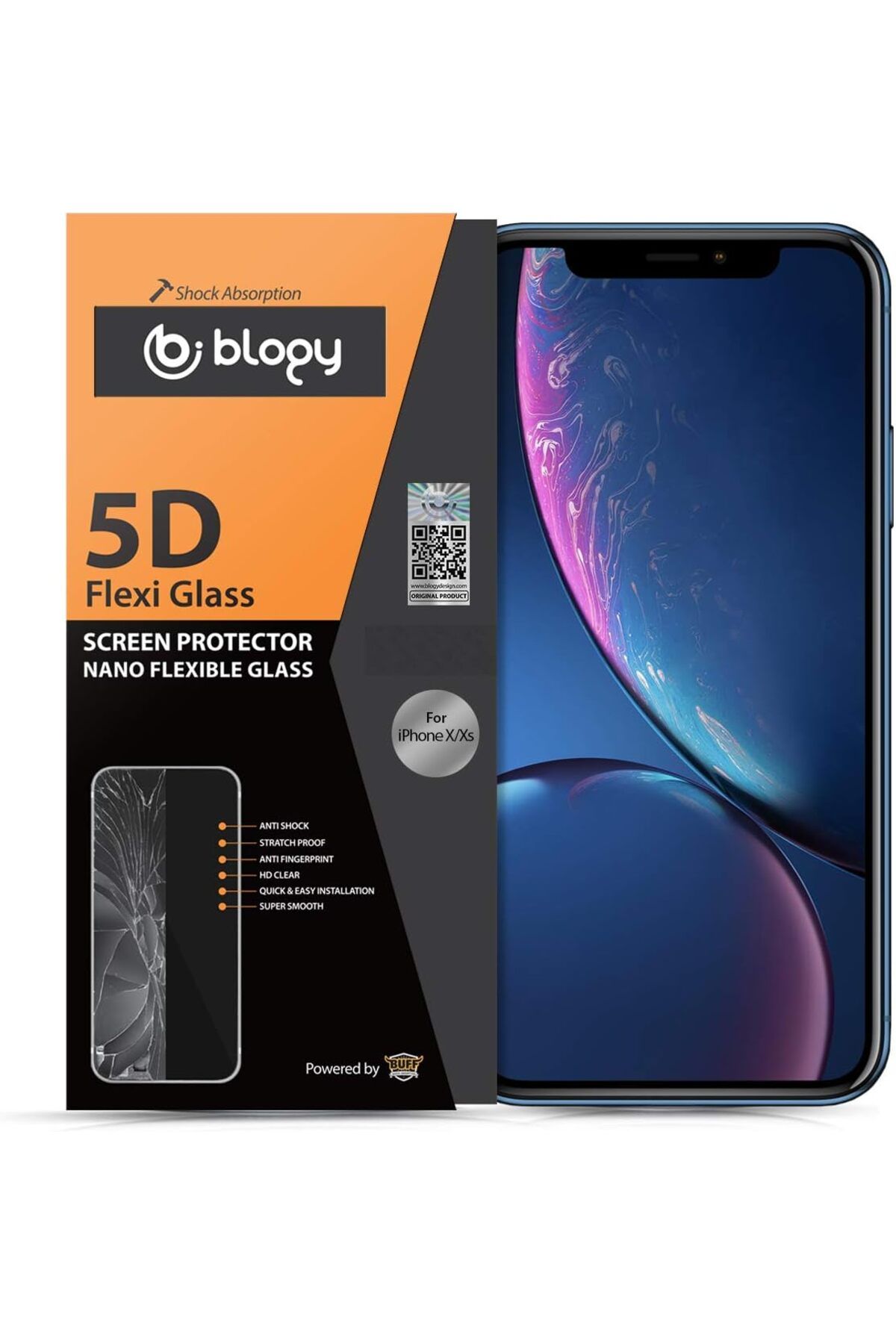 STOREMAX OZN iPhone 11 Pro/X/Xs Flexi 5d Ekran Koruyucu OZNstre 1094633