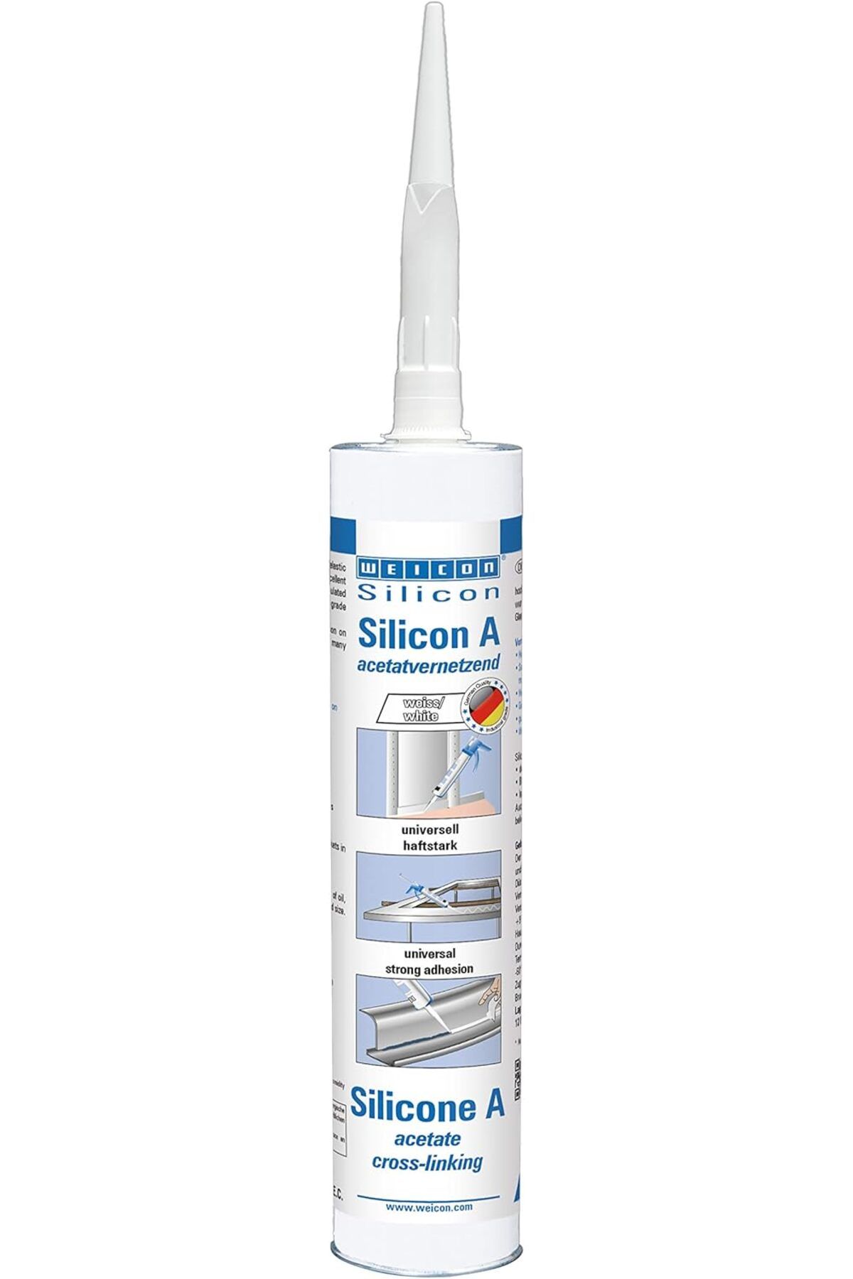 Mu Art Ahşap Mrt Silikon A | 310 ml | Beyaz | Son derece elastik evrensel yapıştırıcı Art 871301