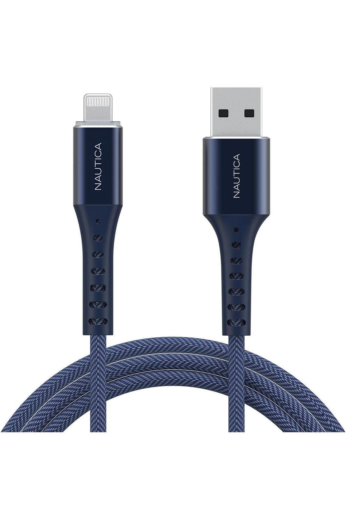 LUXE C65 MFI Lightning to USB-A 12W Örgülü Hızlı Şarj ve Data Kablosu 2.1M Navy LXSHP 1055529
