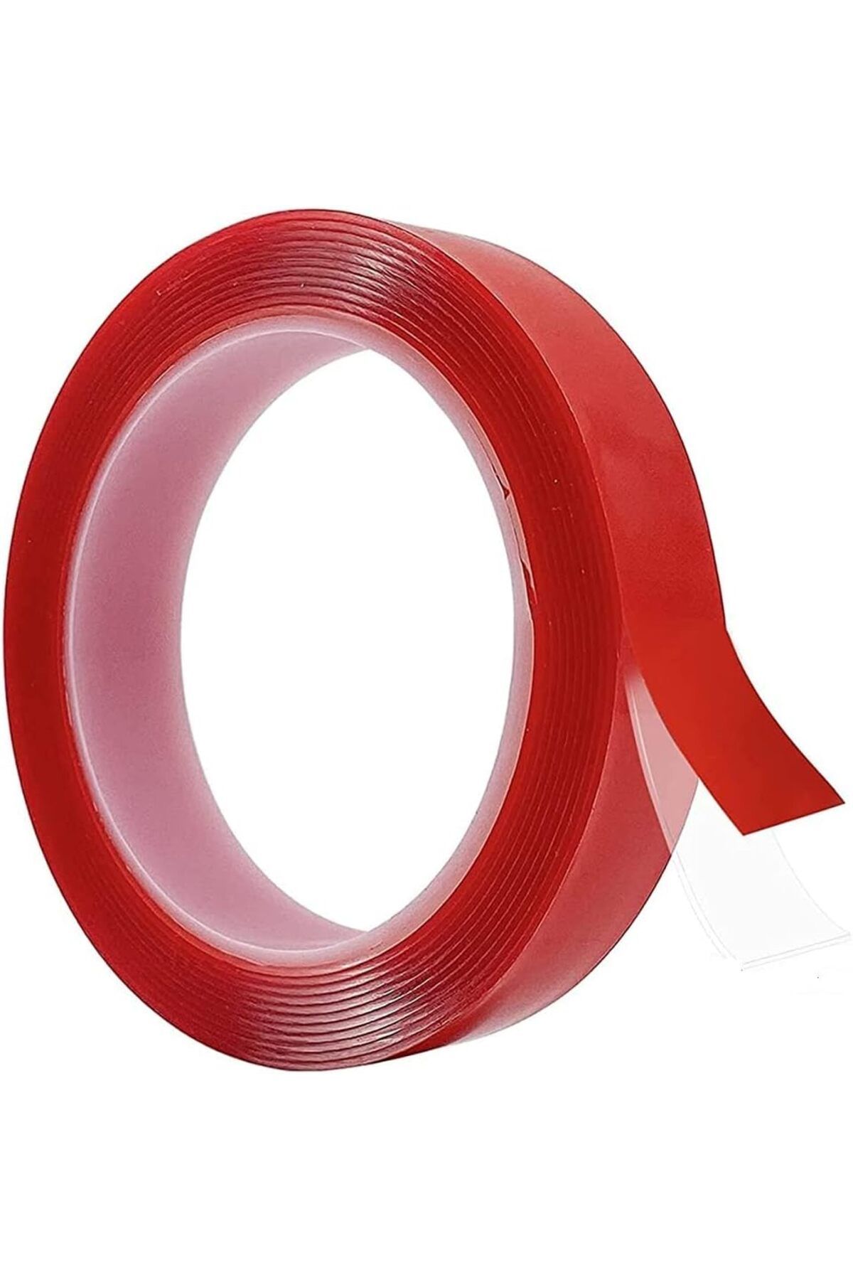Mu Art Ahşap Mrt Çift Taraflı Bant Şeffaf Silikonlu Su Geçirmez Akrilik Montaj Bandı (5 mt x 10 mm) Art 8713