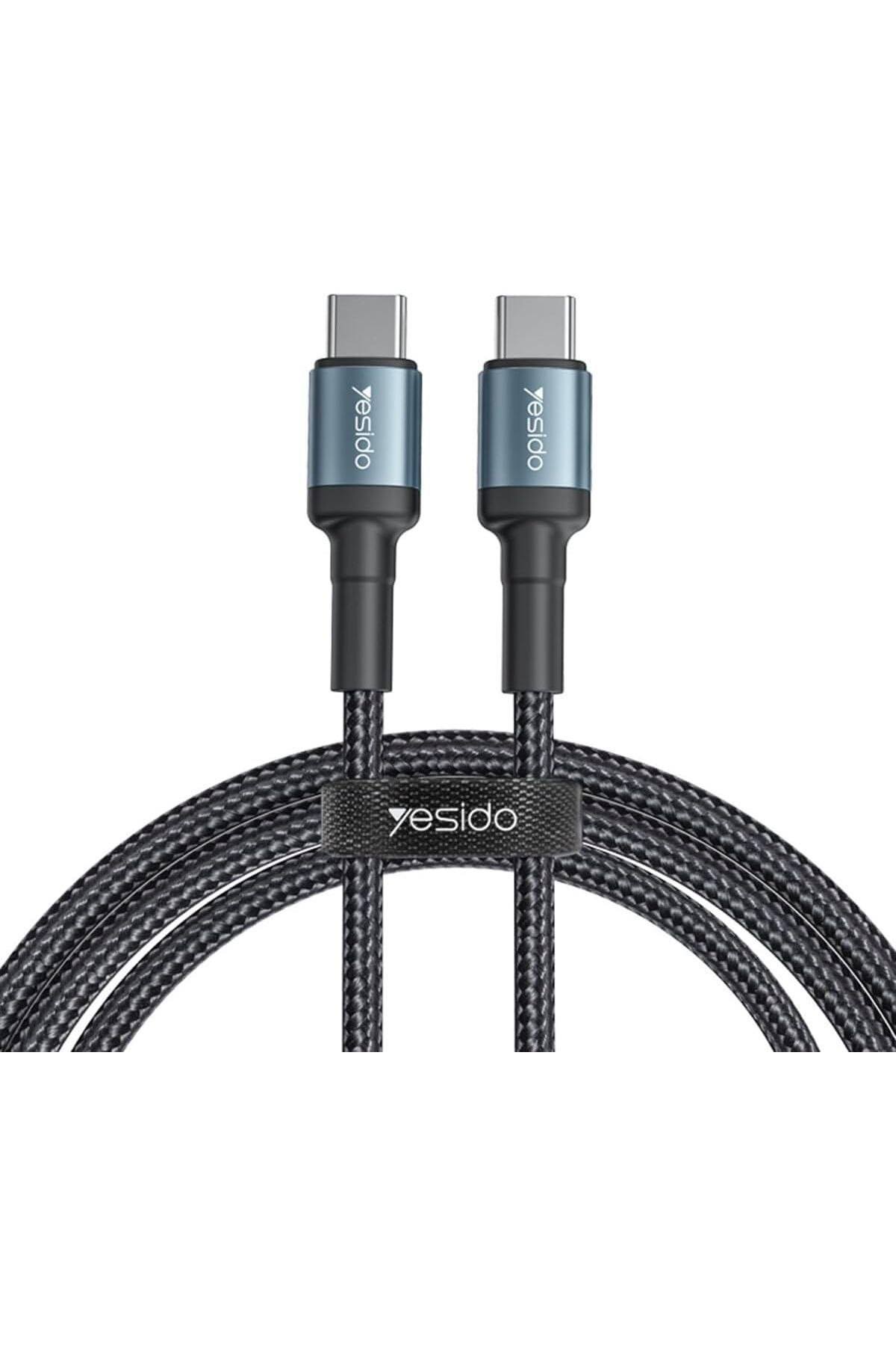 STOREMAX 60W Hasırlı Type-C to Type-C PD Hızlı Şarj Kablosu, 1.2 Metre TrendBazaar 1057563