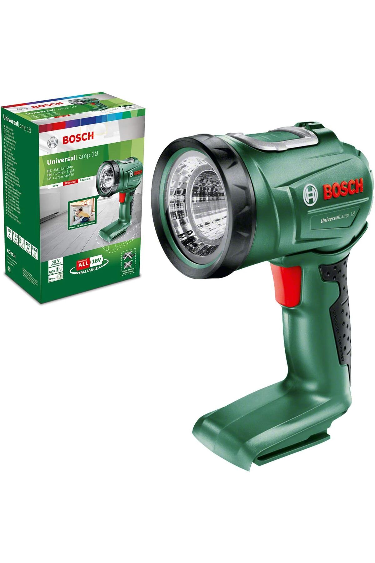 STOREMAX OZN Akülü Lamba UniversalLamp 18 (Akü ve Şarj Cihazı Dahil Değildir, 18 Volt Sistemi, Karton K