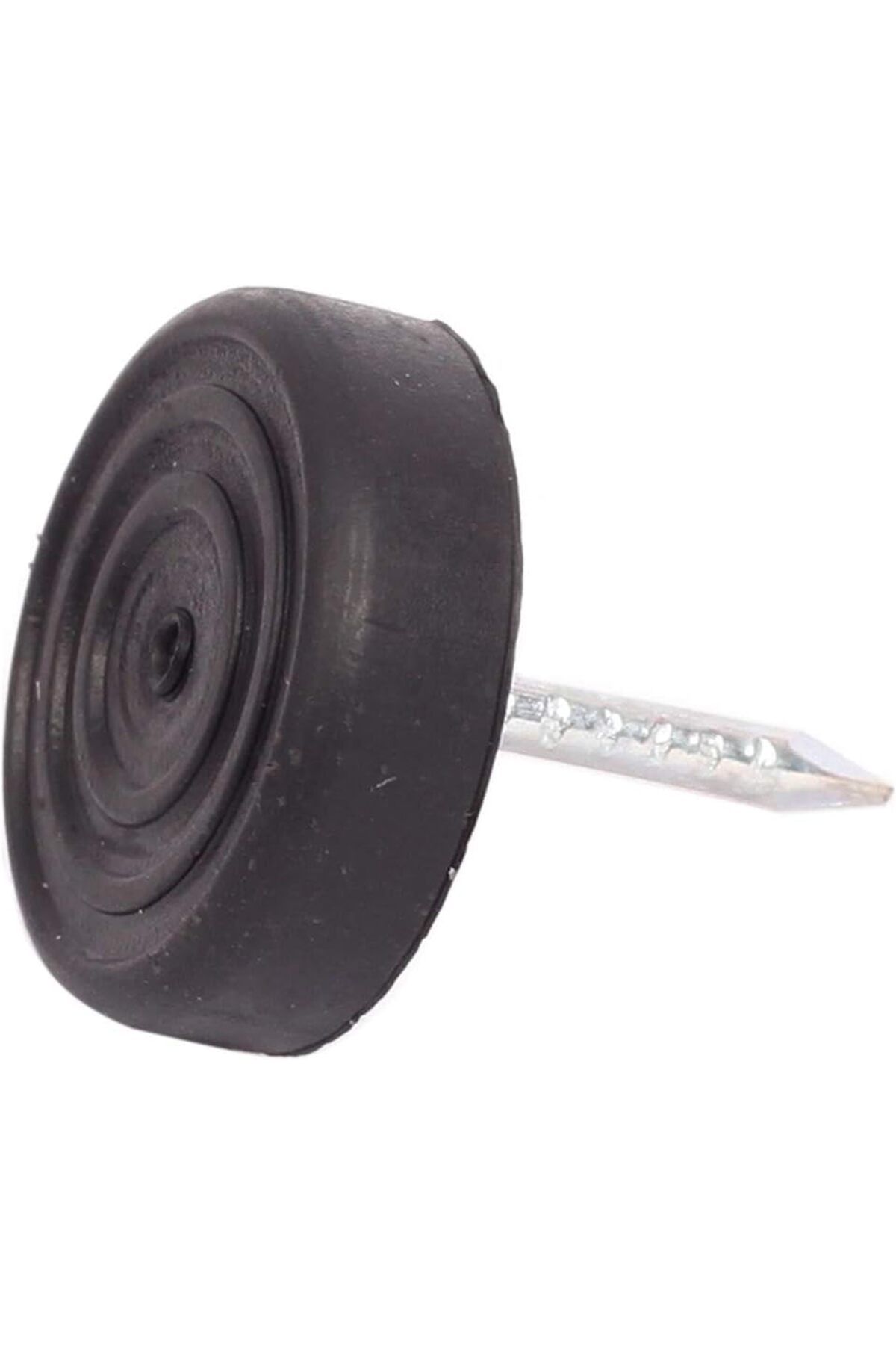 STOREMAX Çivili Masa Sandalye Koltuk Zemin Koruyucu Yumuşak Plastik Kaydırmaz Siyah 20 Adet 24 mm TrendBa