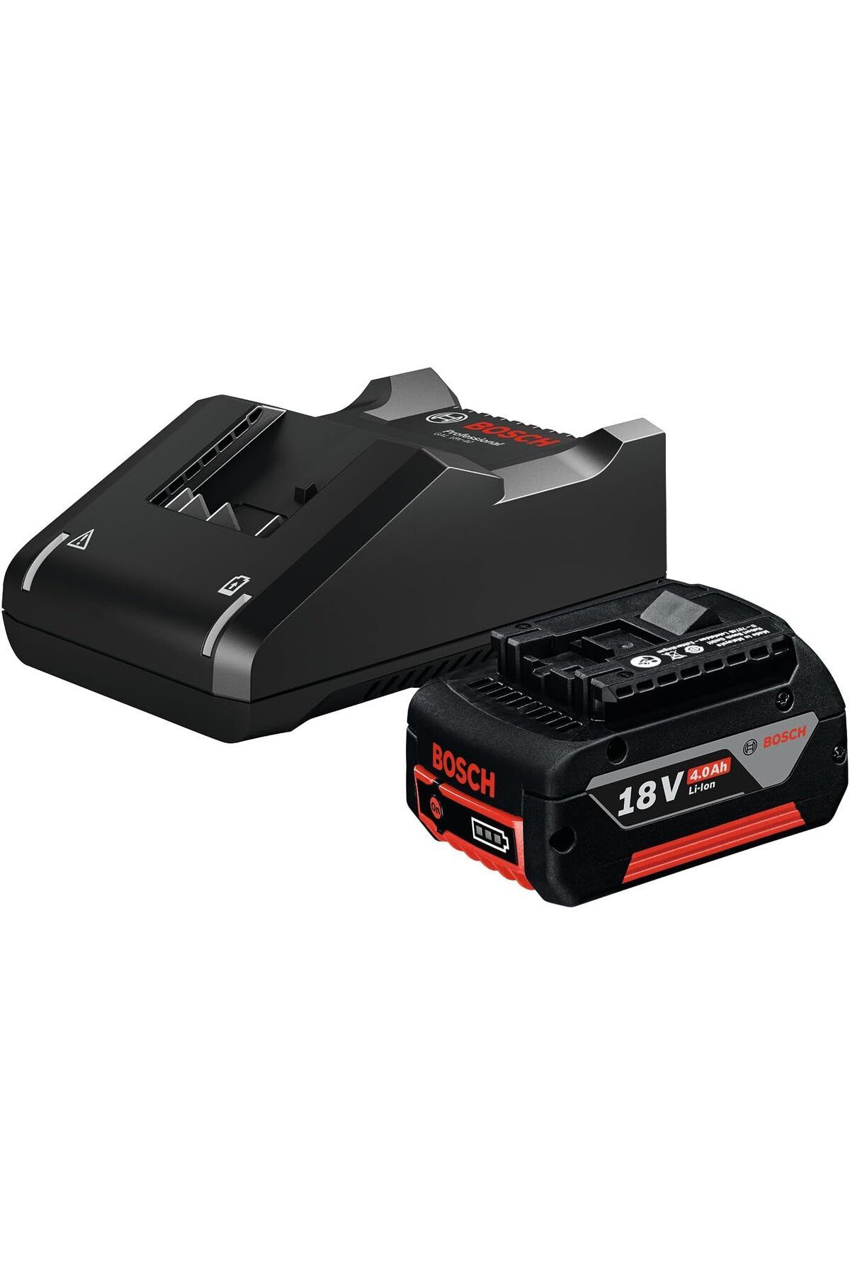 STOREMAX Rom Professional 18 Volt Akü Şarj Cihazı Seti (1 x 4,0 Ah Li-Ion Akü + GAL 18V-40 Şarj Cihazı,