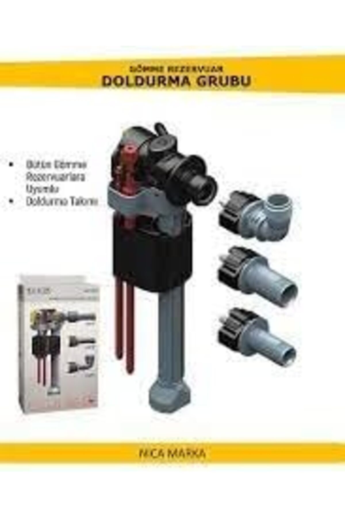 Mu Art Ahşap-Mrt Silent Compact Filling Group Float Flator Compatible with All Flush Cisterns Art 871301 3