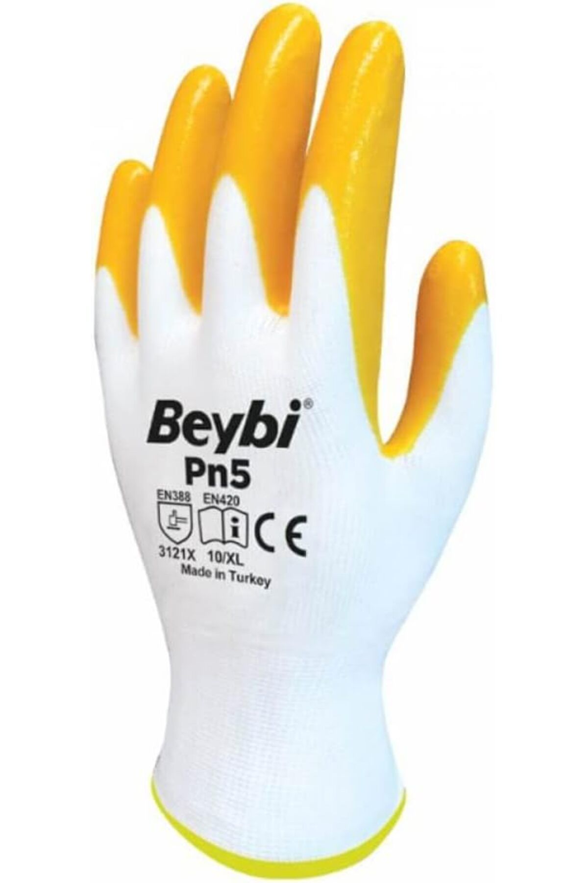 Mu Art Ahşap Mrt PN5 Nitril Sarı Eldiven Art 871301