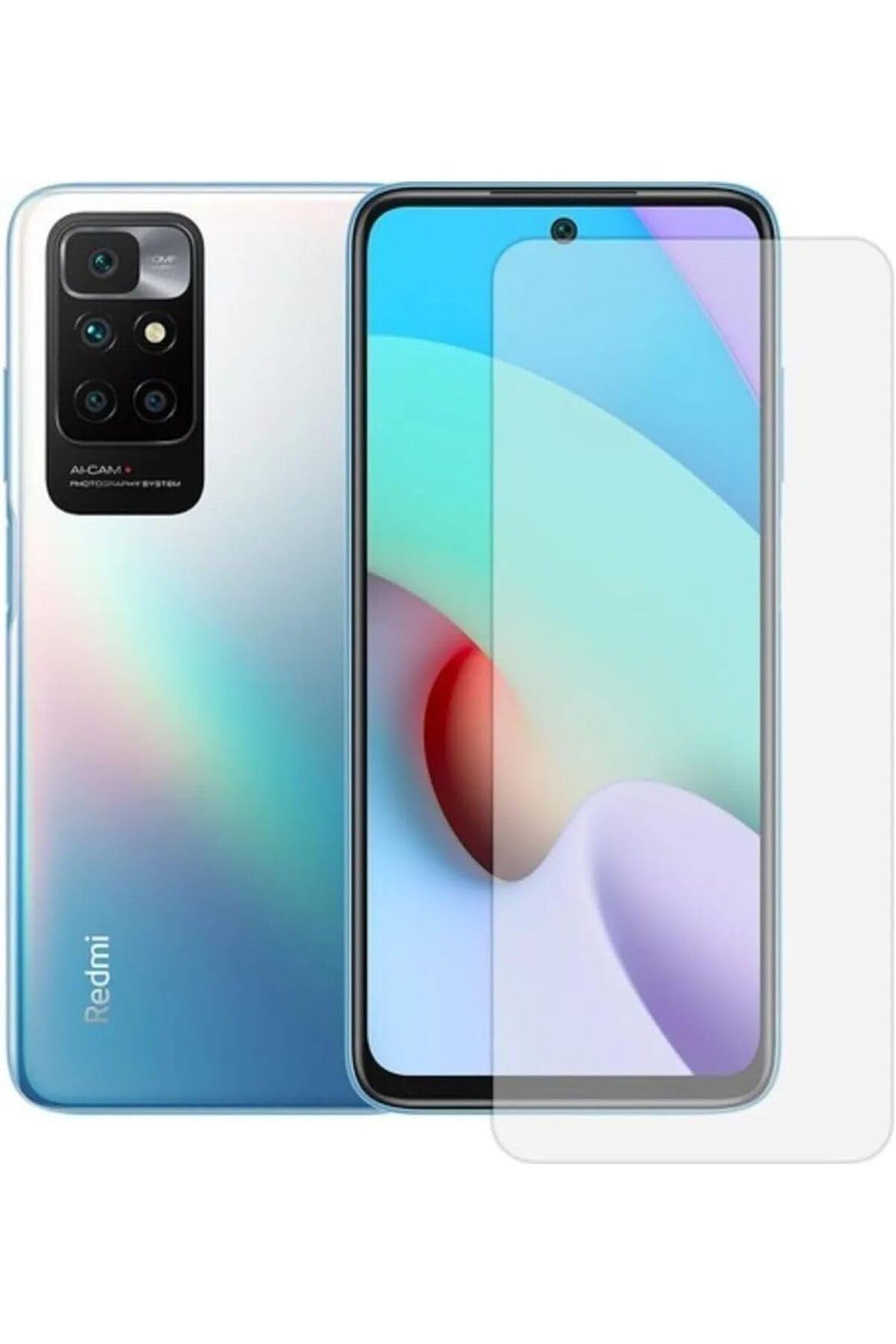 STOREMAX OZN es Xiaomi Redmi 10 2022 Ekran Koruyucu, Xiaomi Redmi 10 2022 Modellerine Uyumlu Temperli Ekran K