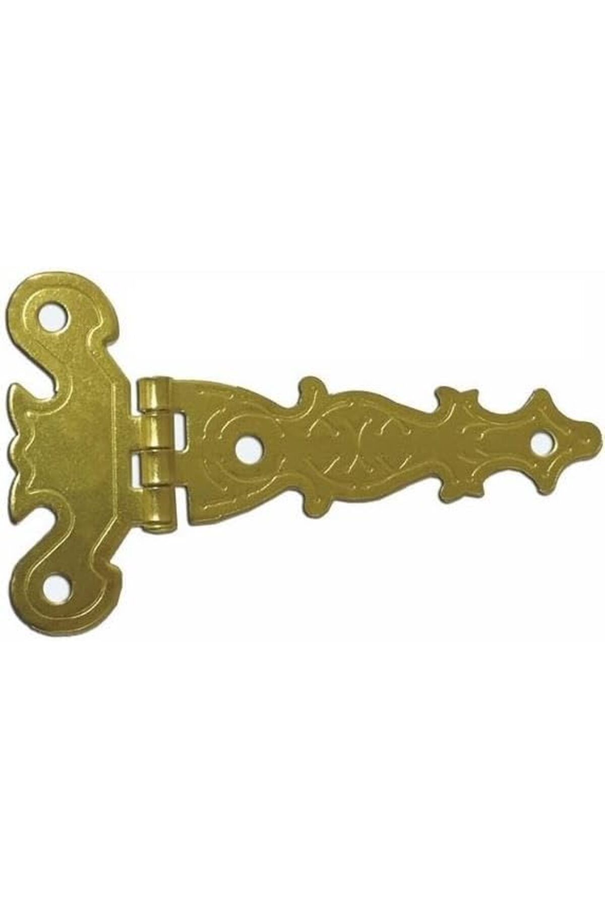STOREMAX Hırdavat Kelebek Menteşe Metal Tek Kuyruk Sarı (2 Adet) TrendBazaar 1057563
