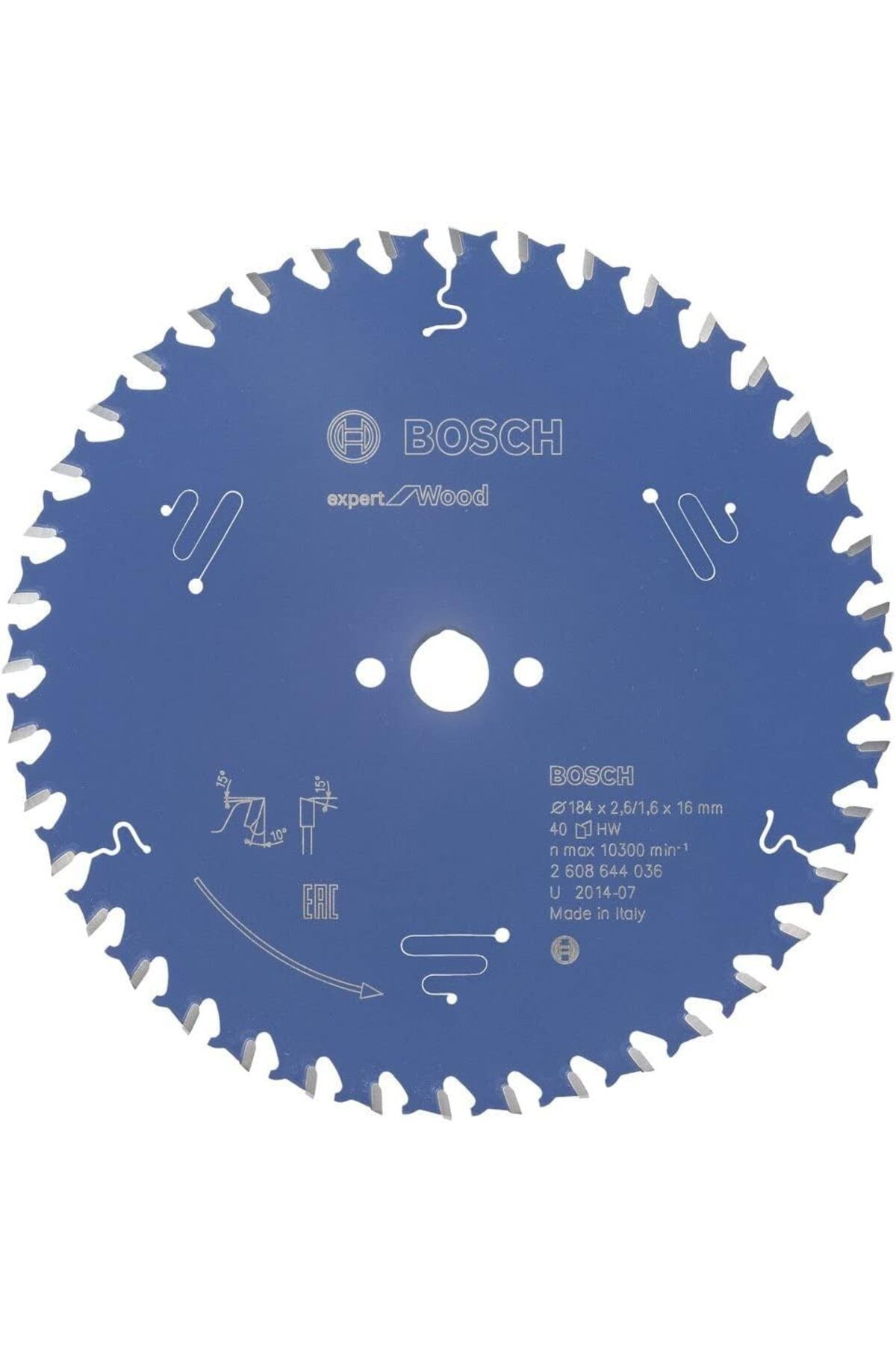 STOREMAX Sbl 2608644035 dairesel testere bıçağı Expert for Wood, Mavi, 2608644036, 0 watts, 0 volts SBLSh