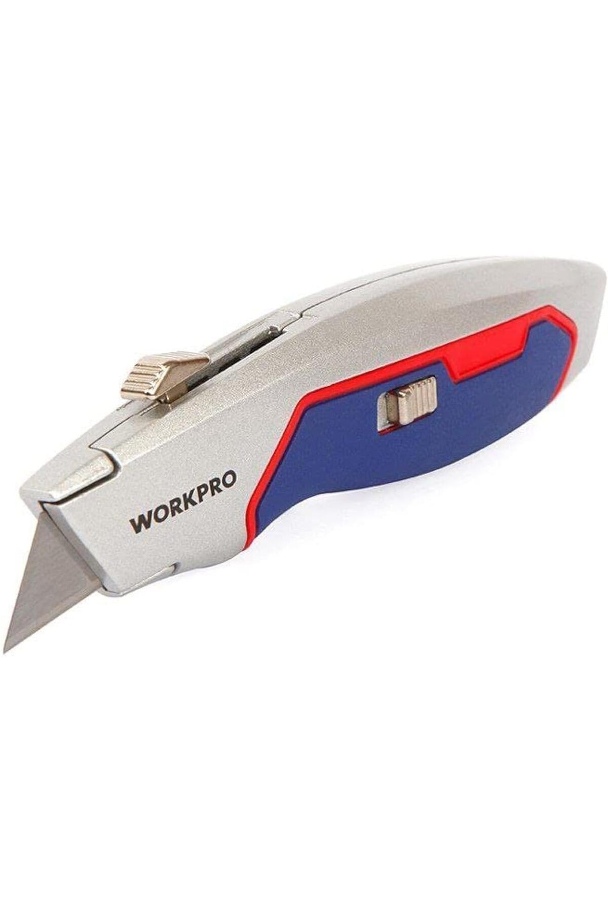 STOREMAX ELZ WP213011 Ağır Hizmet Alüminyum Gövde Geri Çekilebilir Rötuş Maket Bıçağı + 3 Adet Yed