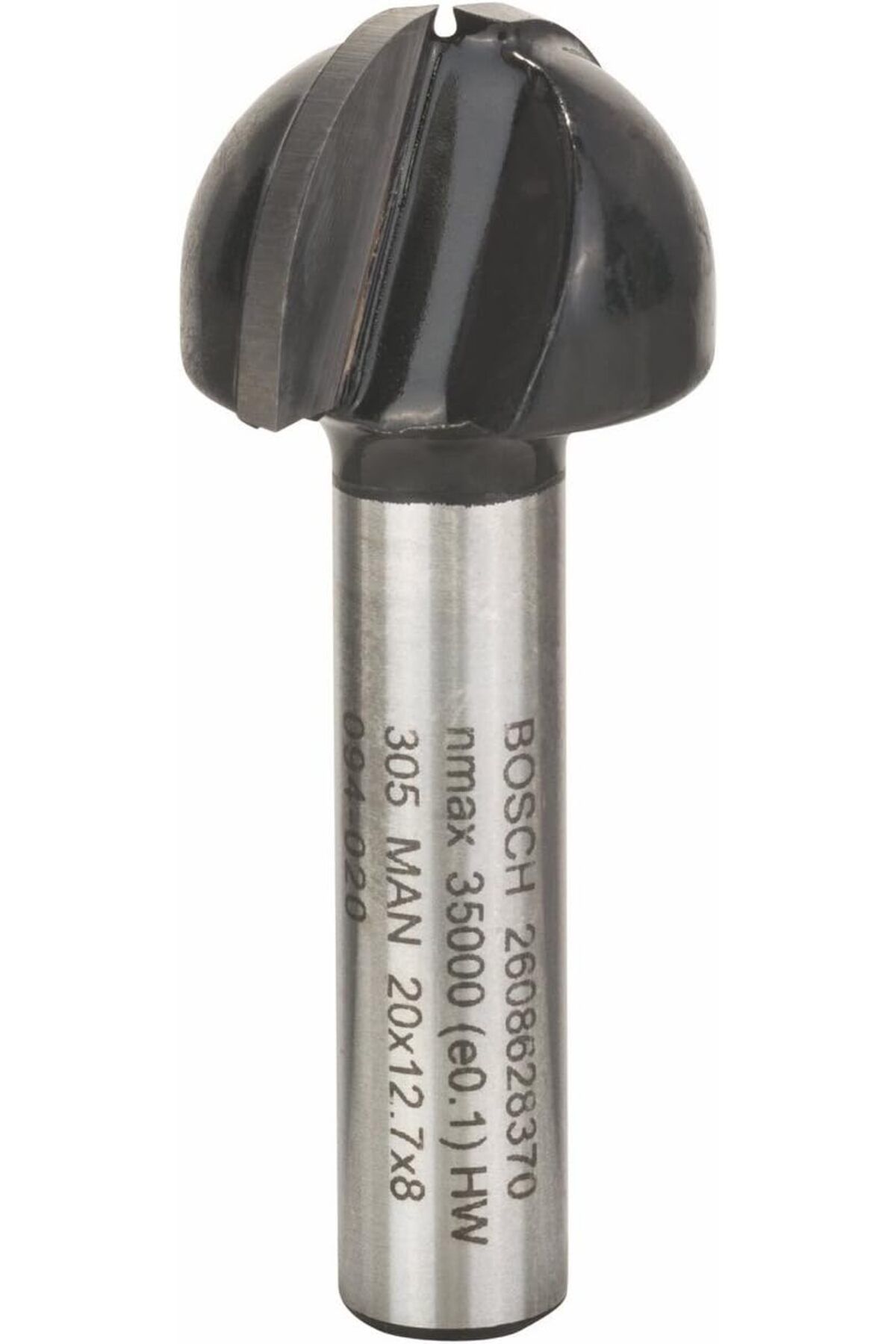 STOREMAX Rom aksesuarı 2608628370 oyuklu freze Ç 8 mm, R1 10 mm, Çap 20 mm, L 12,7 mm, G 46 mm Romshp 1067
