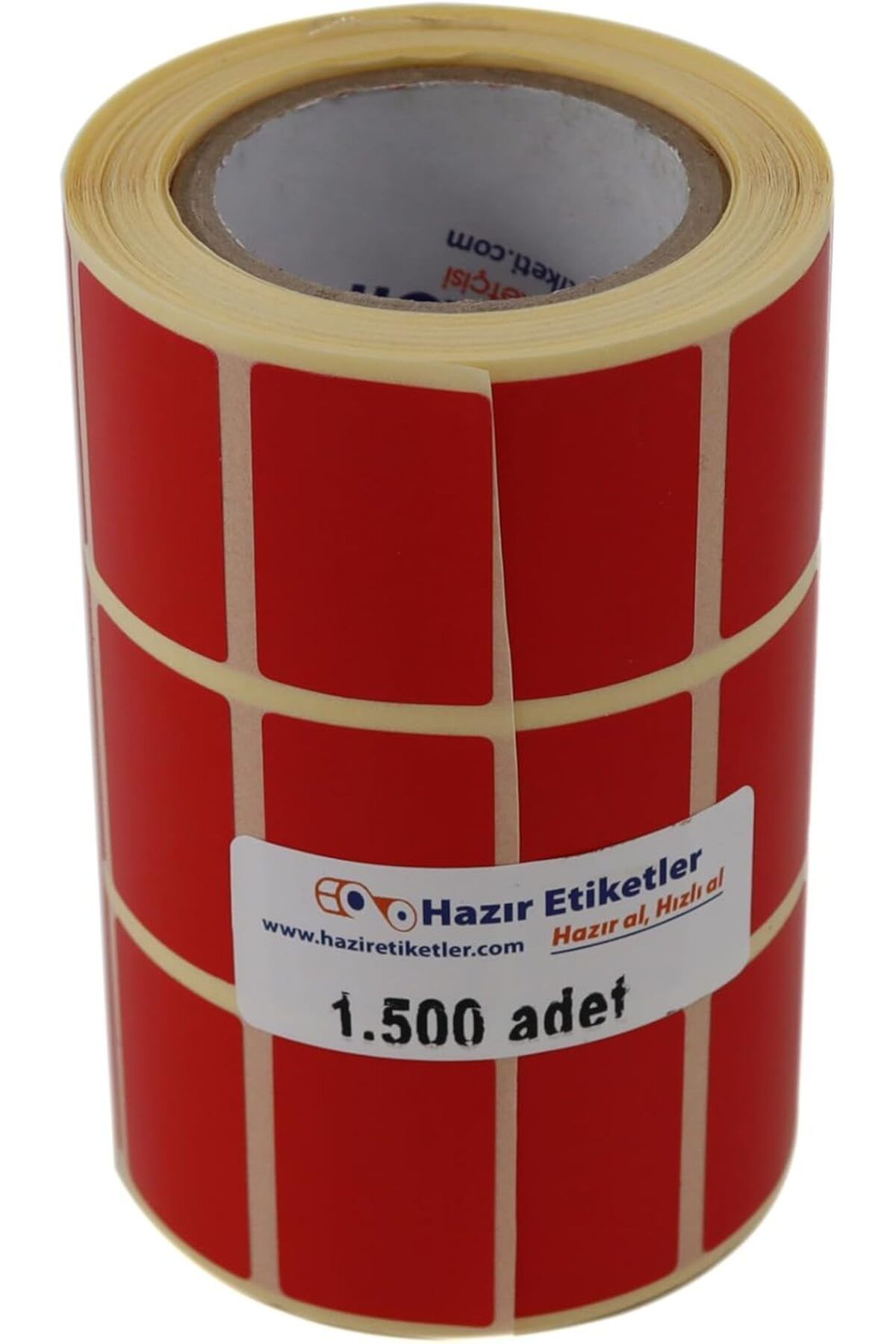 Mu Art Ahşap Mrt etiketler , hazır al hızlı al Kırmızı Zemin Baskılı Kuşe Etiket 30mm x 20mm Ruloda 1500