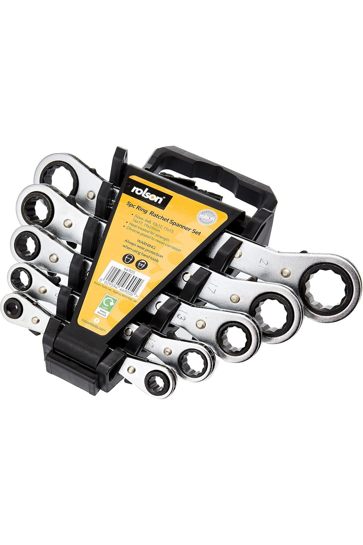LUXE 46905 5 pc Ratchet Ring Spanner Set LXSHP 1055529