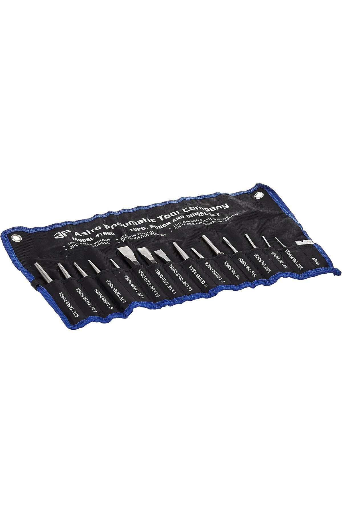 STOREMAX Rom Pneumatic Tool 1600 16 parçalı zımba ve keski seti Romshp 1067323